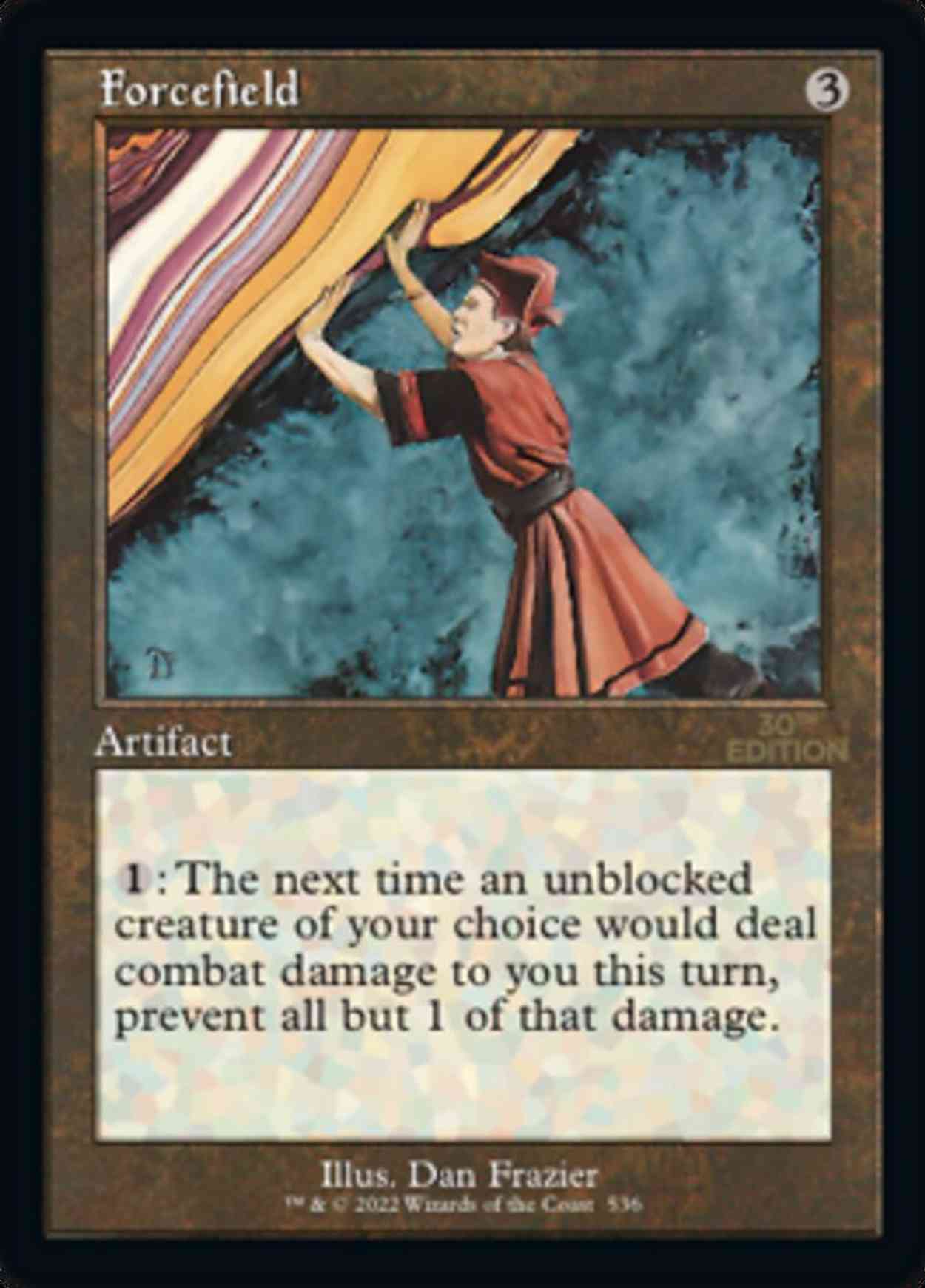 Forcefield (Retro Frame) magic card front