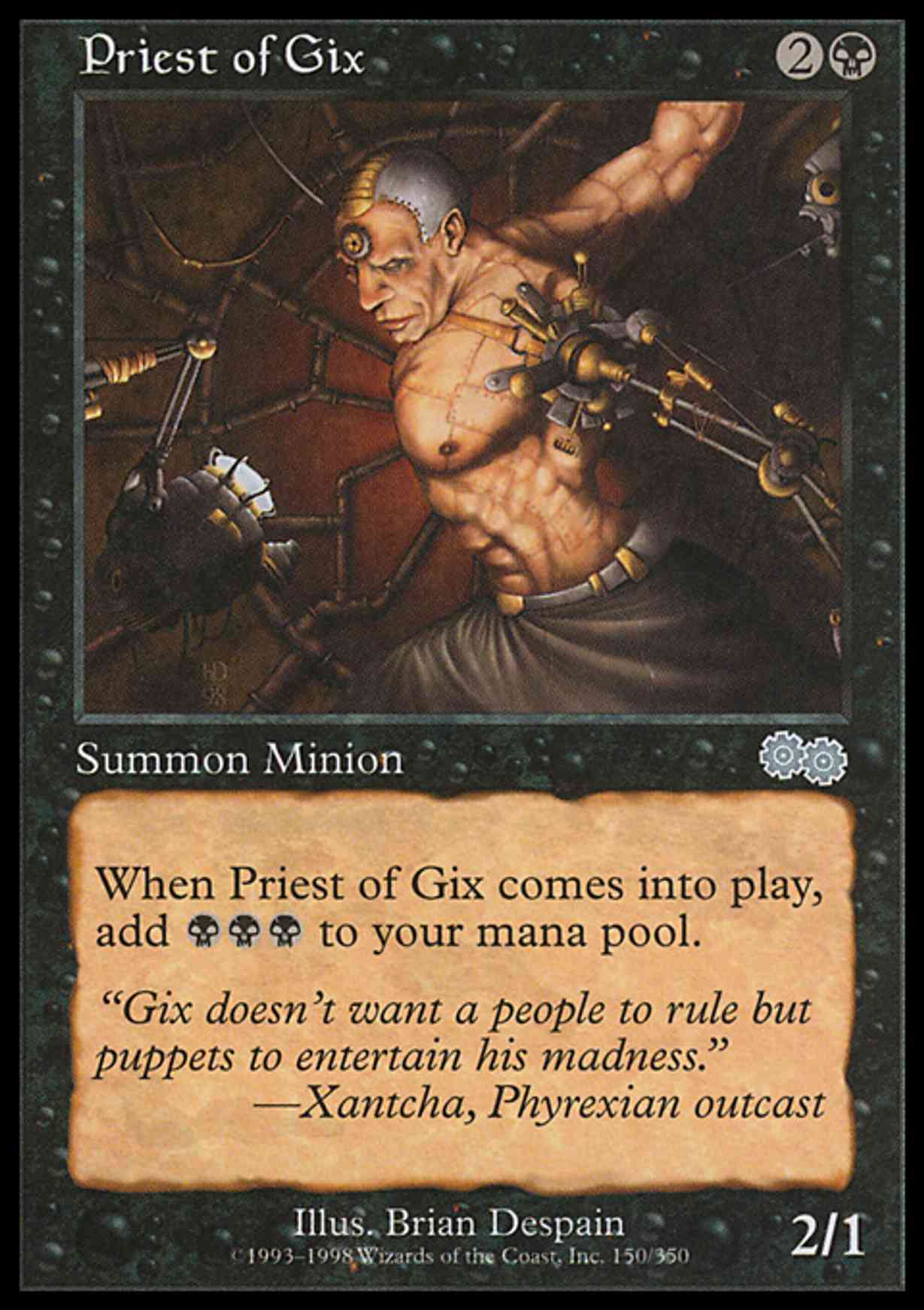 Priest of Gix magic card front