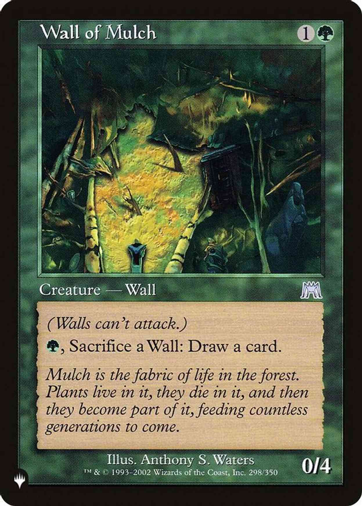 Wall of Mulch magic card front