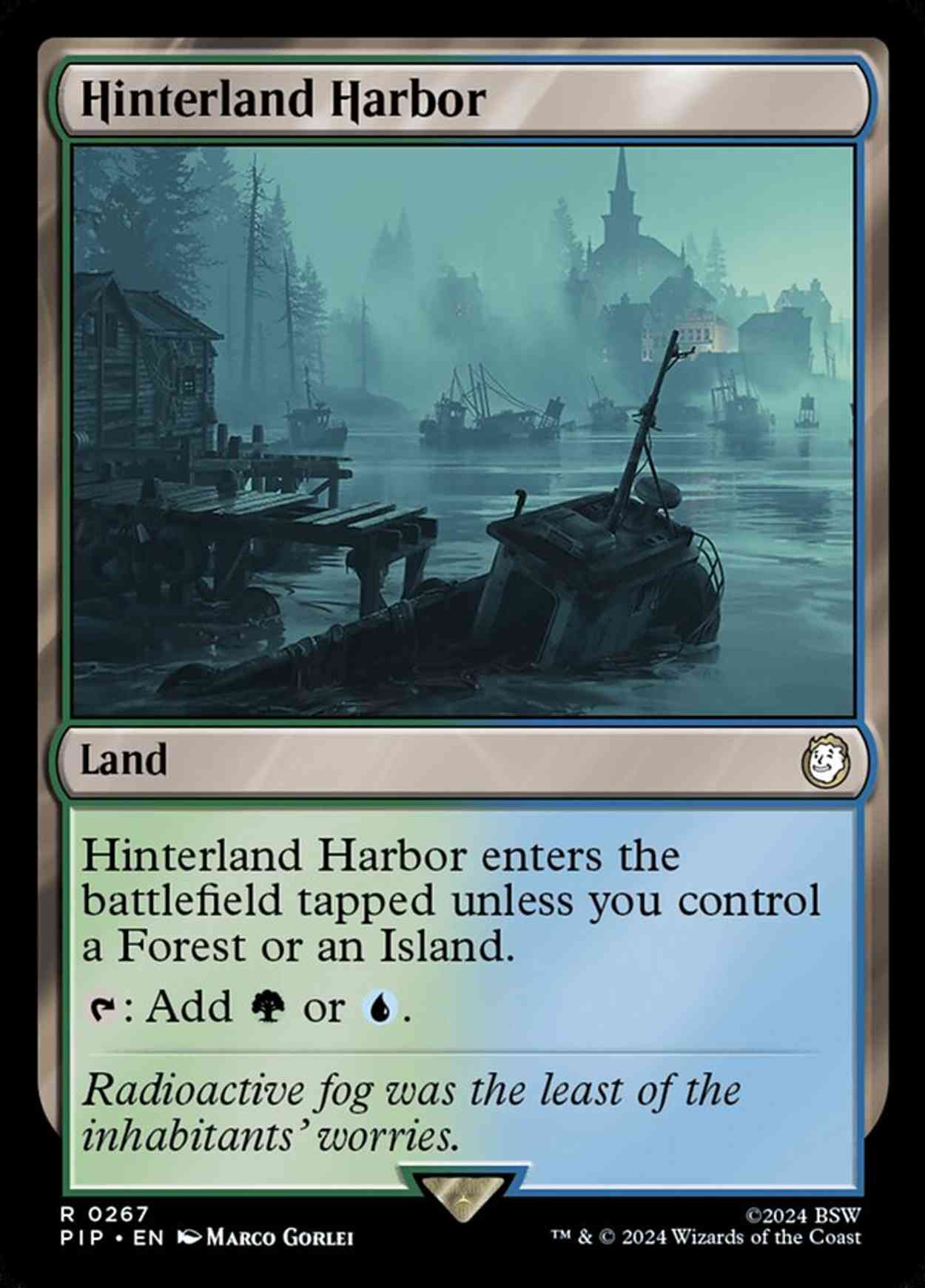 Hinterland Harbor magic card front