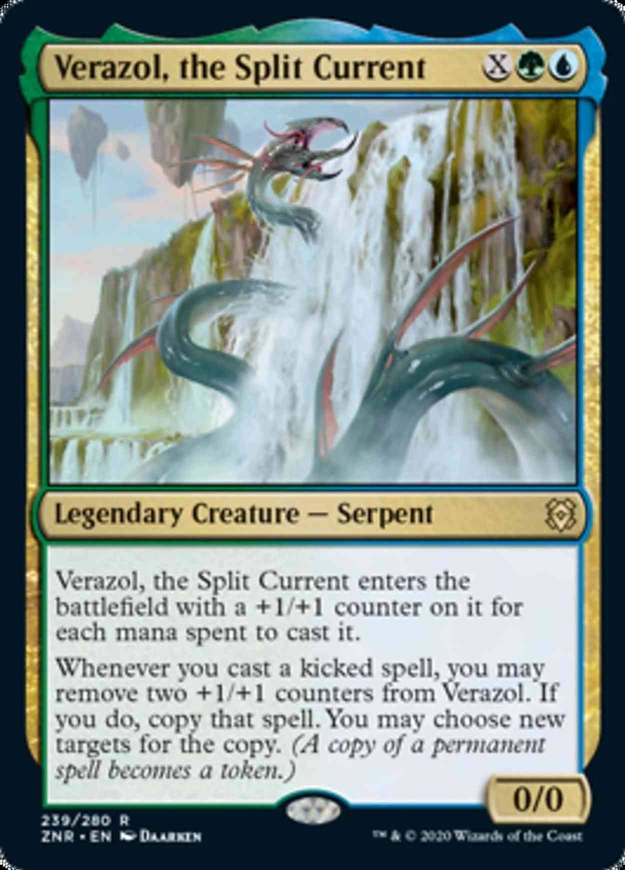 Verazol, the Split Current magic card front