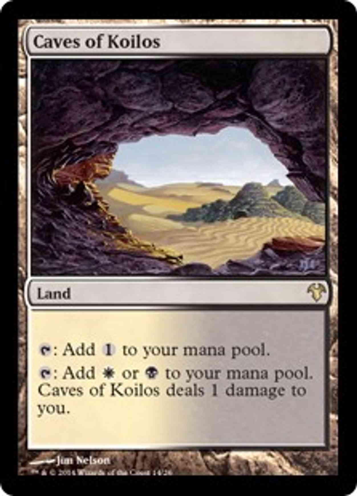 Caves of Koilos magic card front