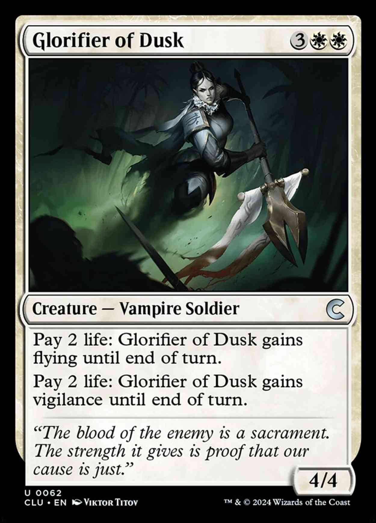 Glorifier of Dusk magic card front