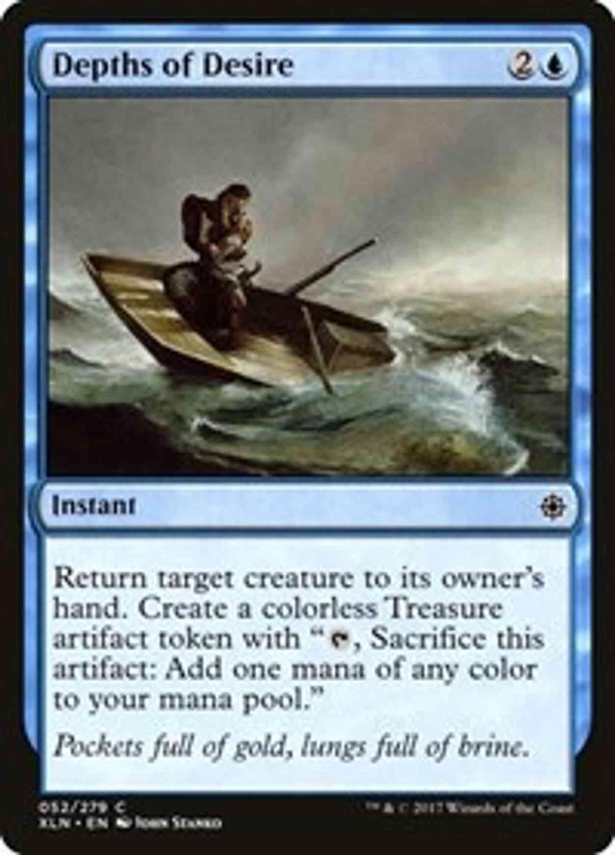 Depths of Desire magic card front