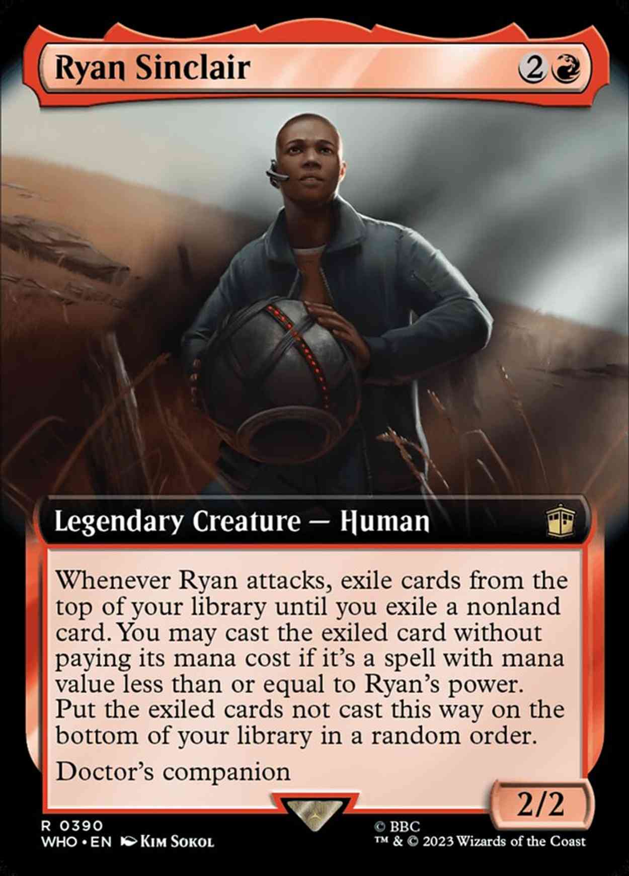 Ryan Sinclair (Extended Art) magic card front