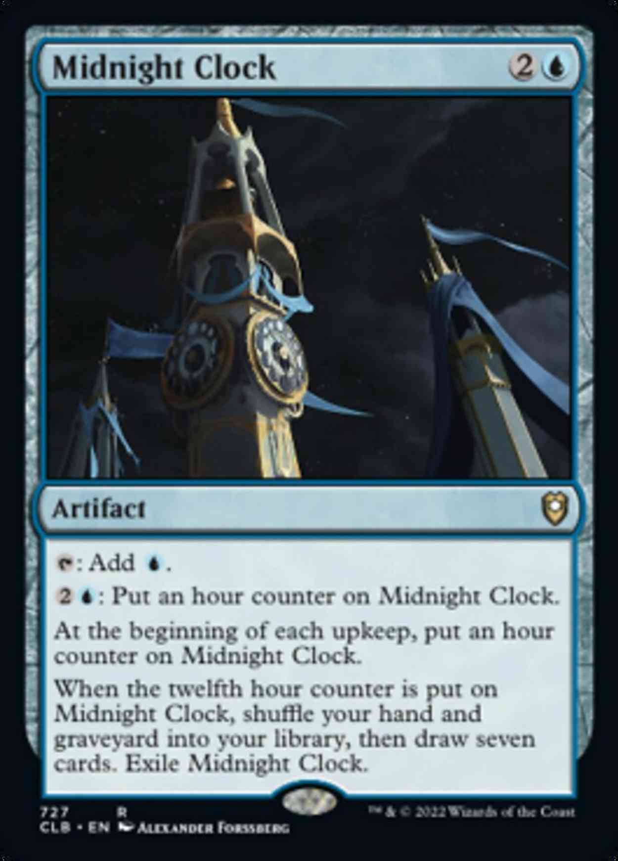 Midnight Clock magic card front