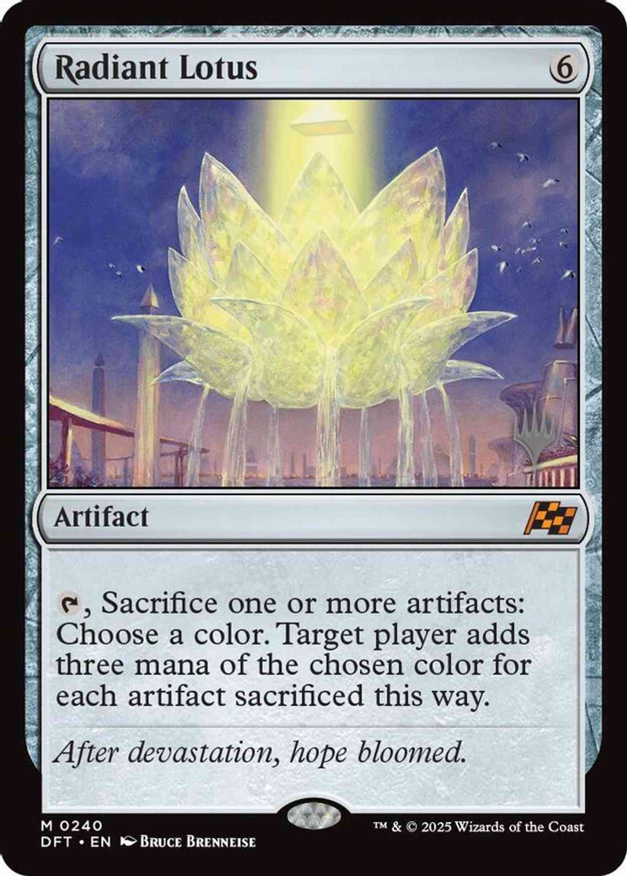 Radiant Lotus magic card front