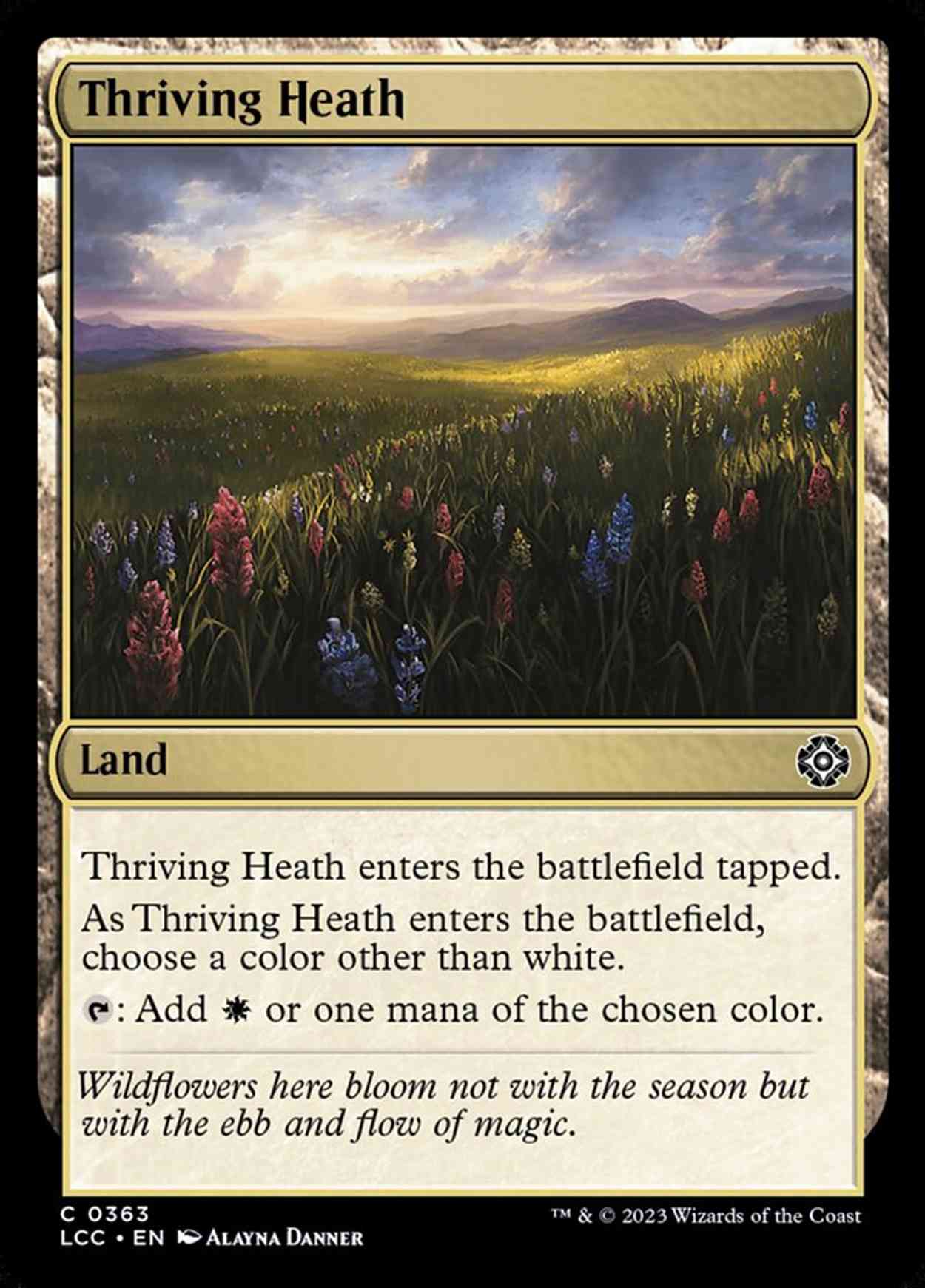 Thriving Heath magic card front