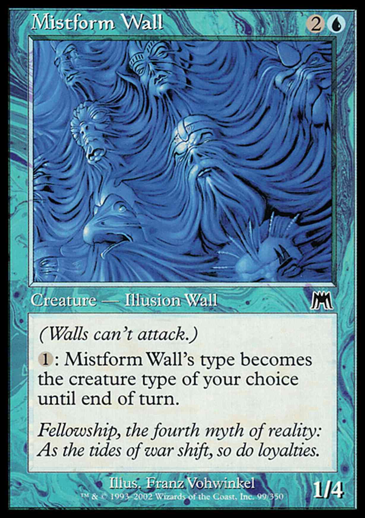 Mistform Wall magic card front