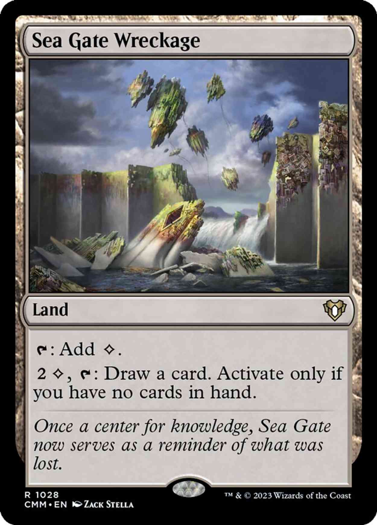 Sea Gate Wreckage magic card front