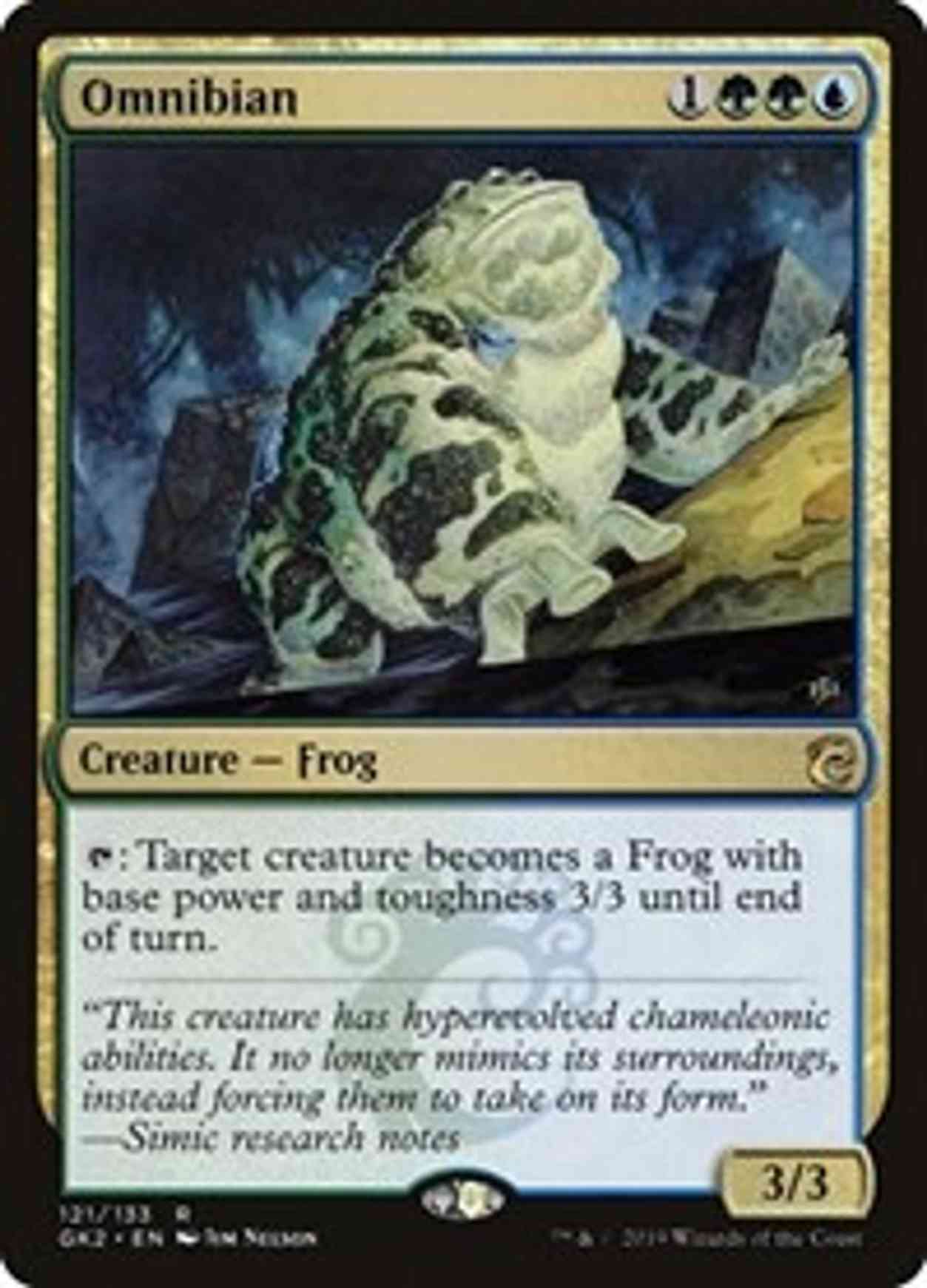 Omnibian magic card front