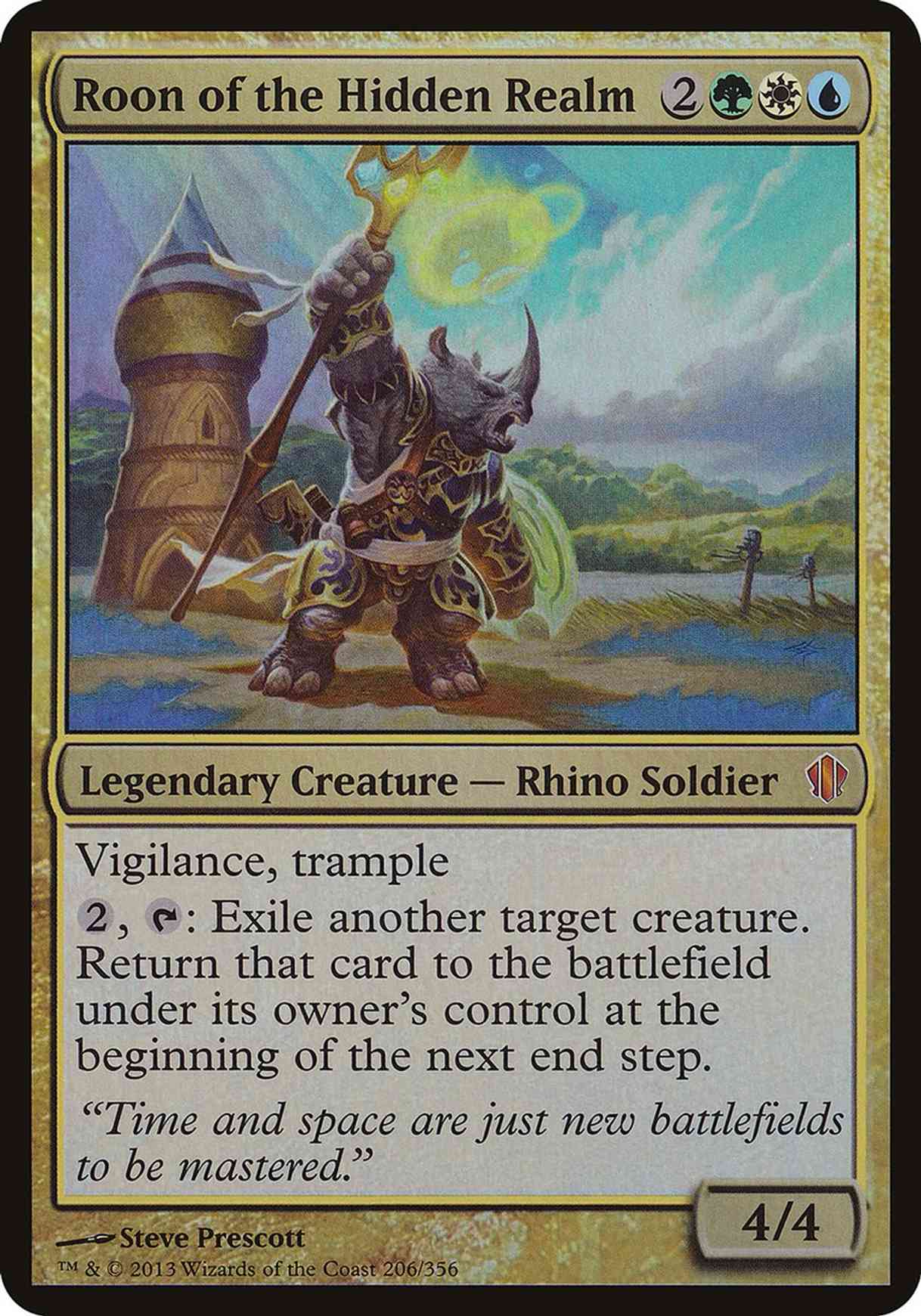 Roon of the Hidden Realm (Commander 2013) magic card front