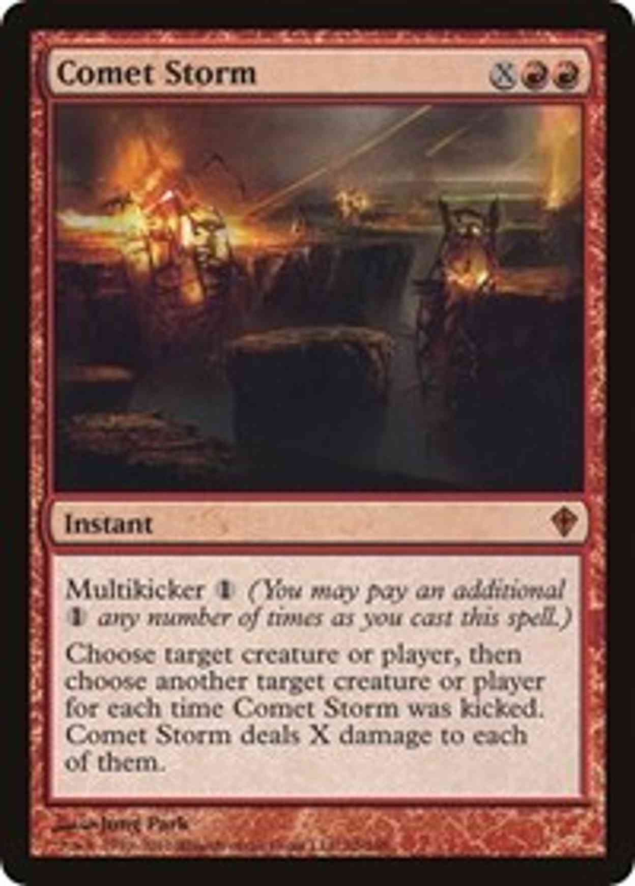 Comet Storm (Oversized) magic card front