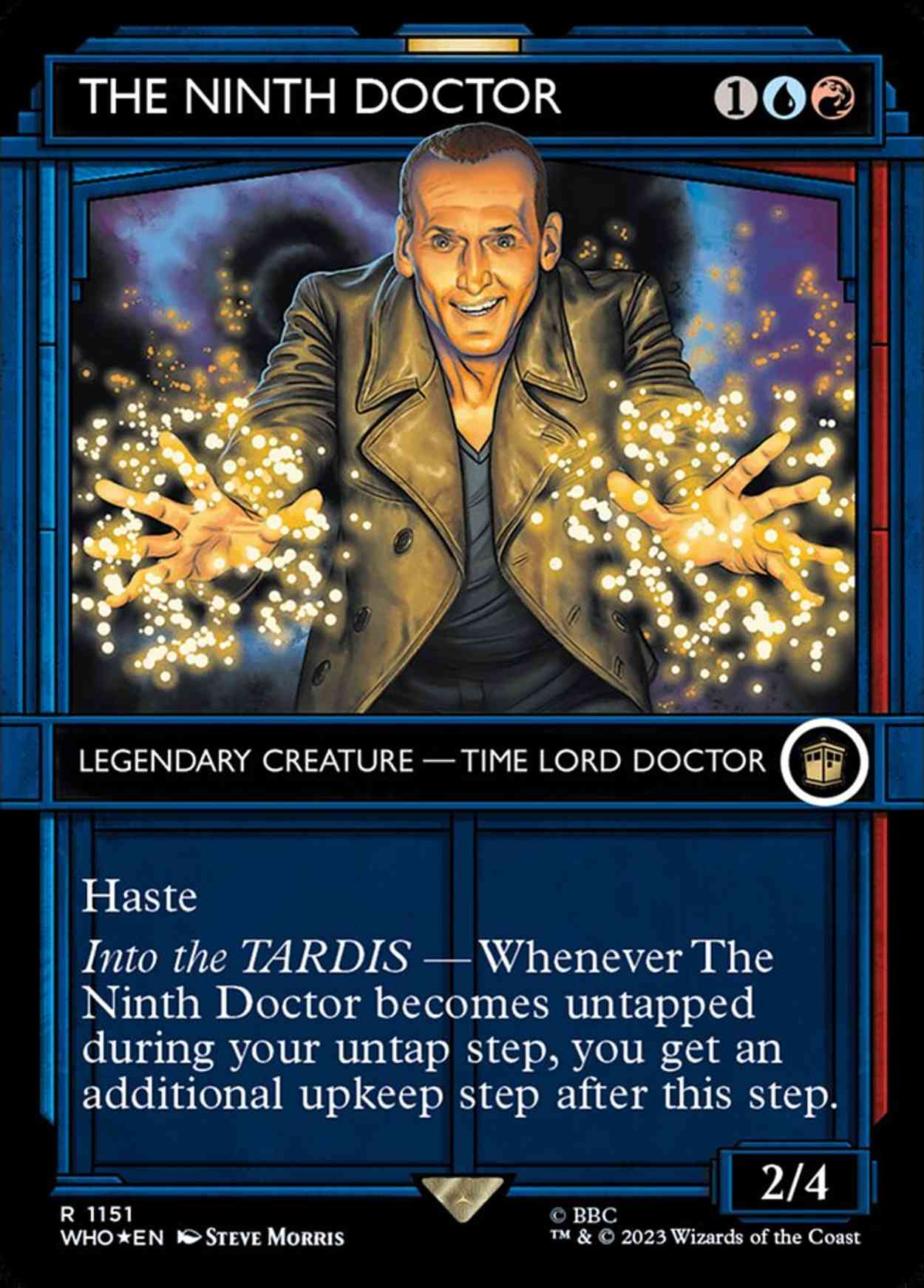 The Ninth Doctor (Showcase) (Surge Foil) magic card front