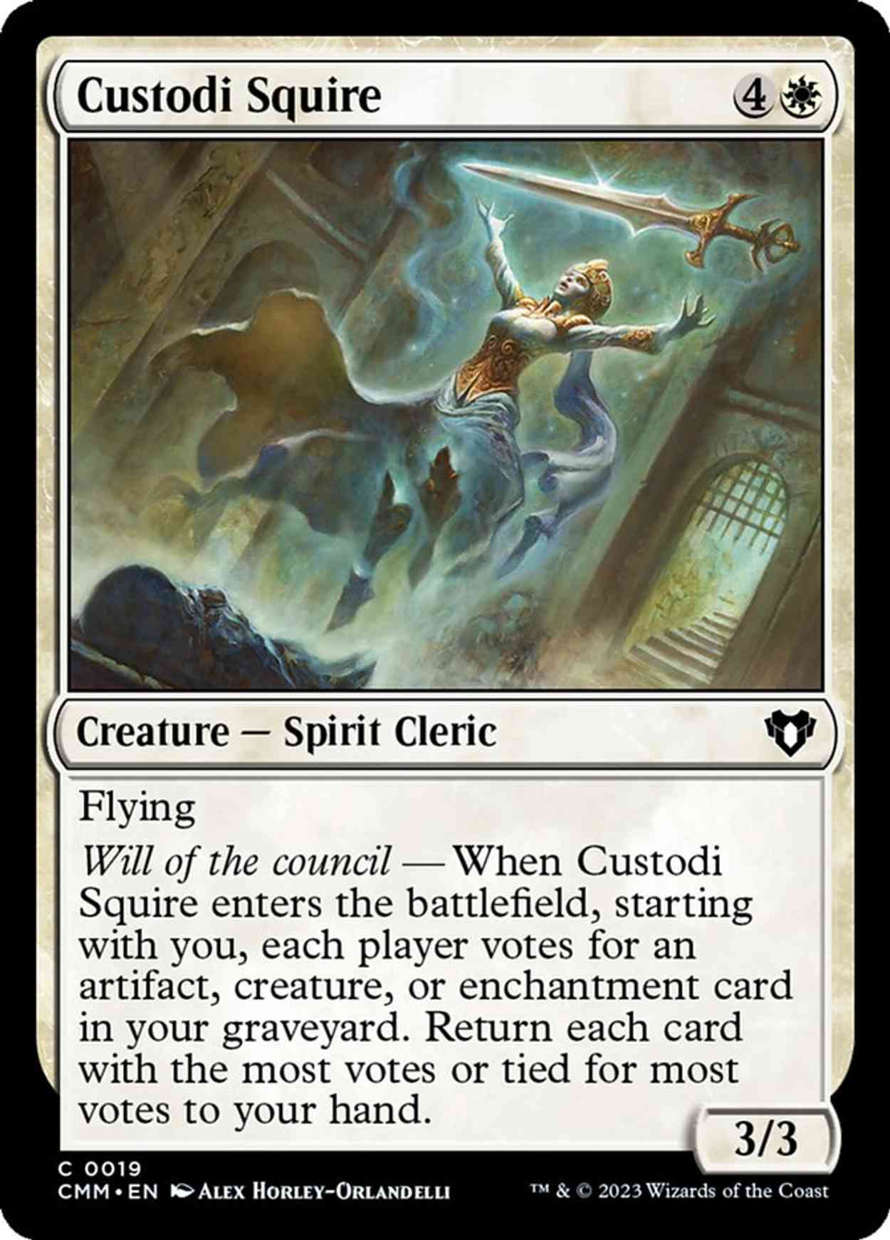 Custodi Squire magic card front