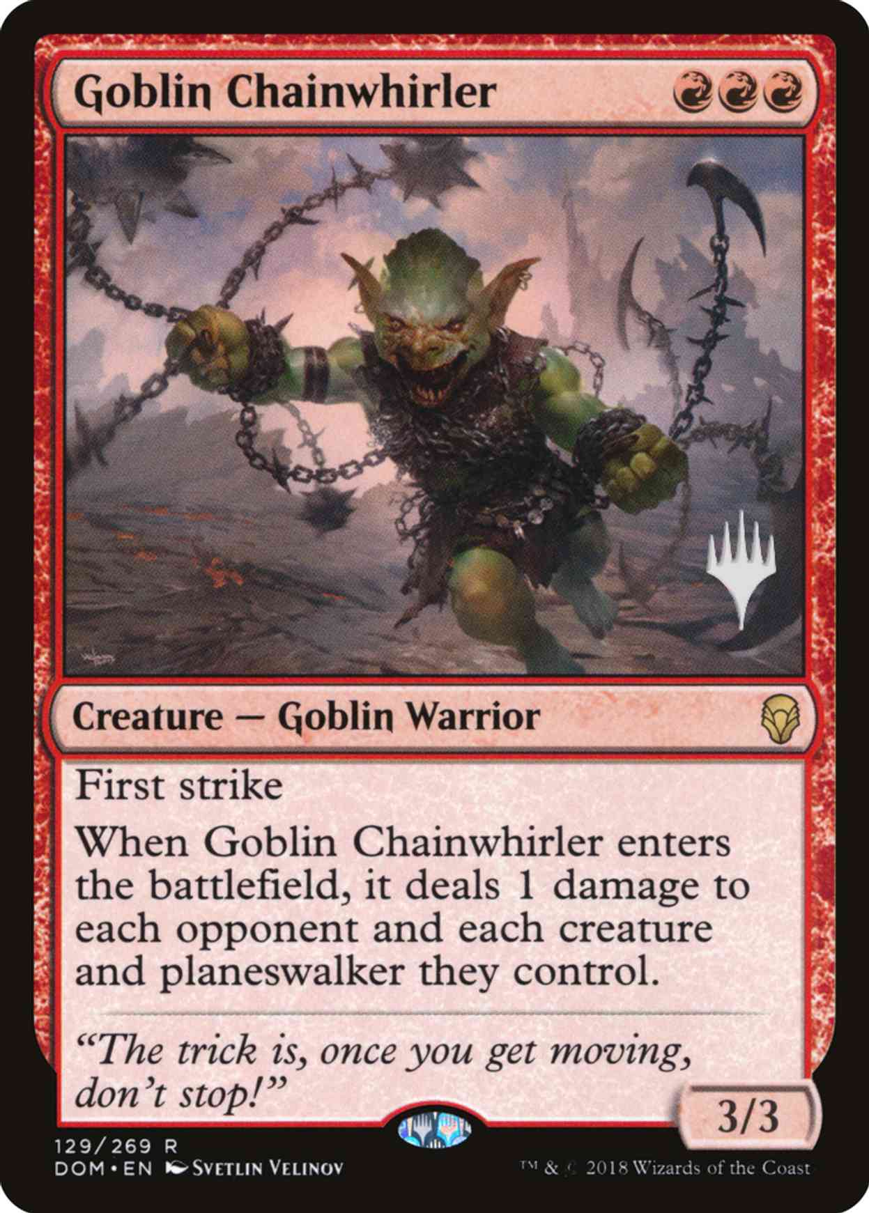 Goblin Chainwhirler magic card front