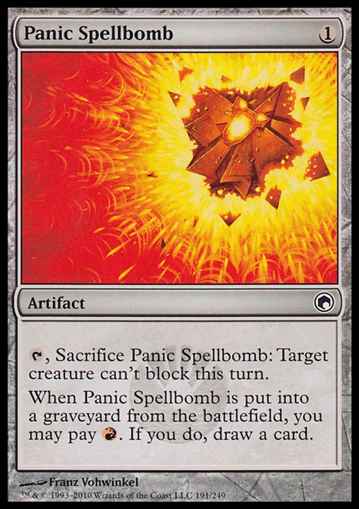 Panic Spellbomb magic card front