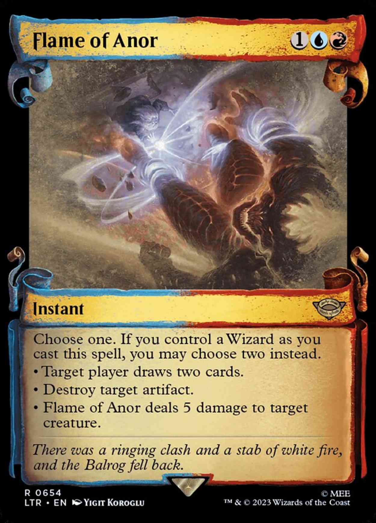 Flame of Anor (Showcase Scrolls) magic card front