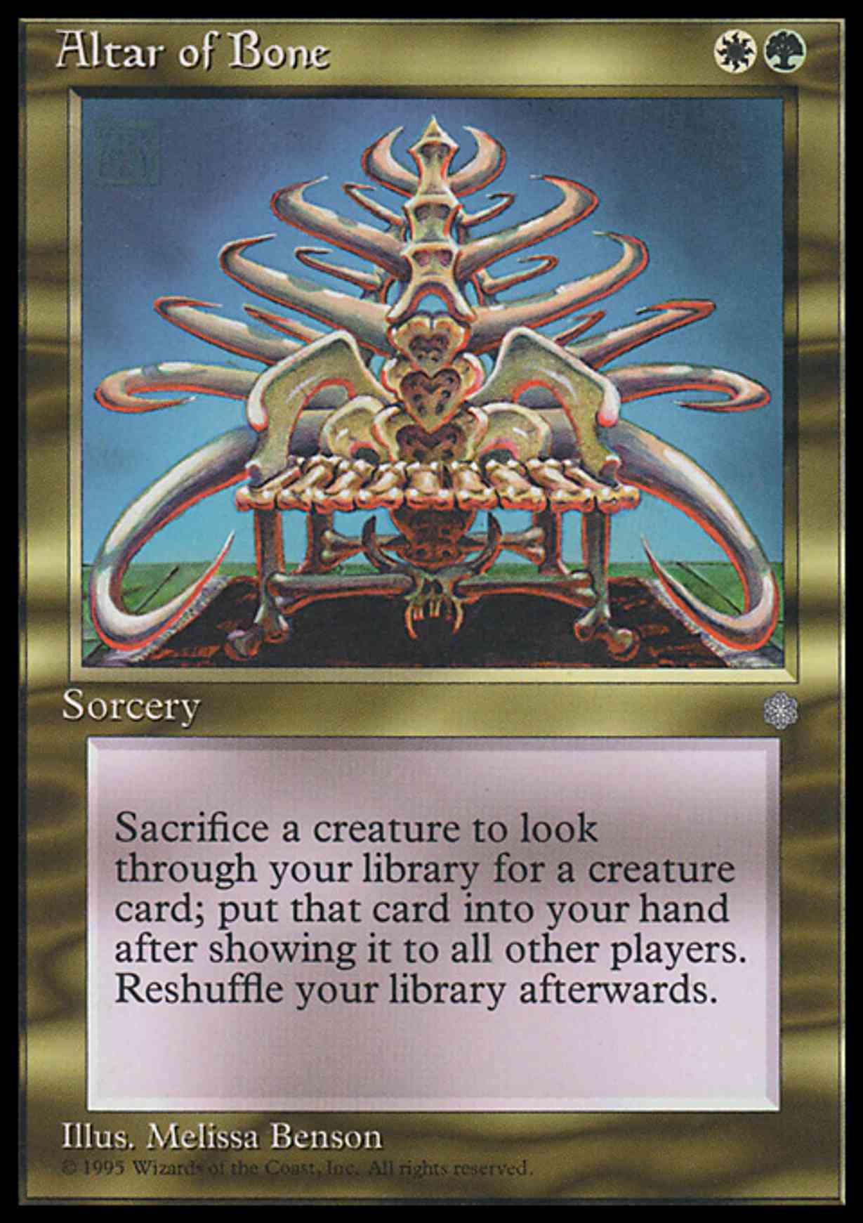 Altar of Bone magic card front