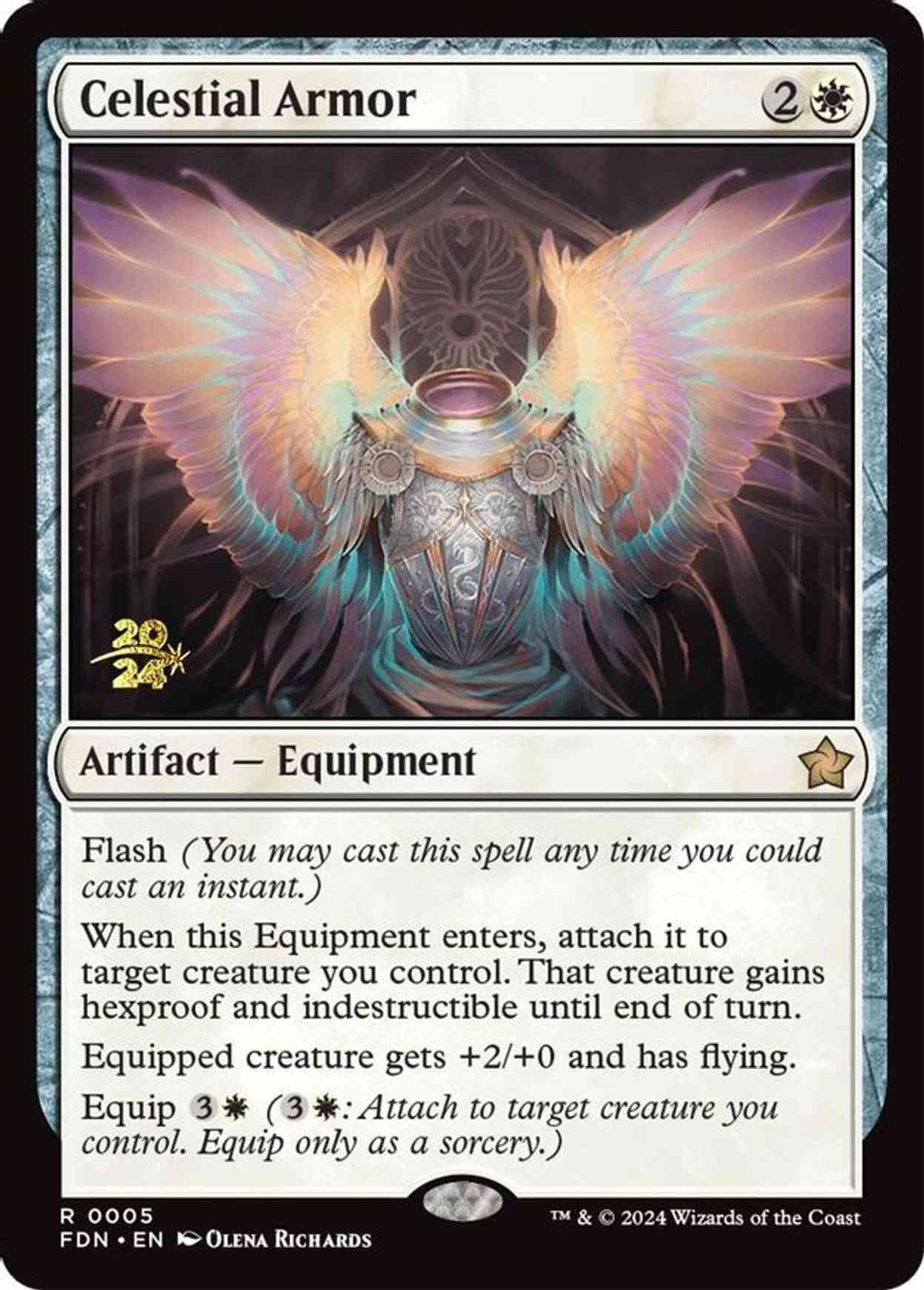 Celestial Armor magic card front