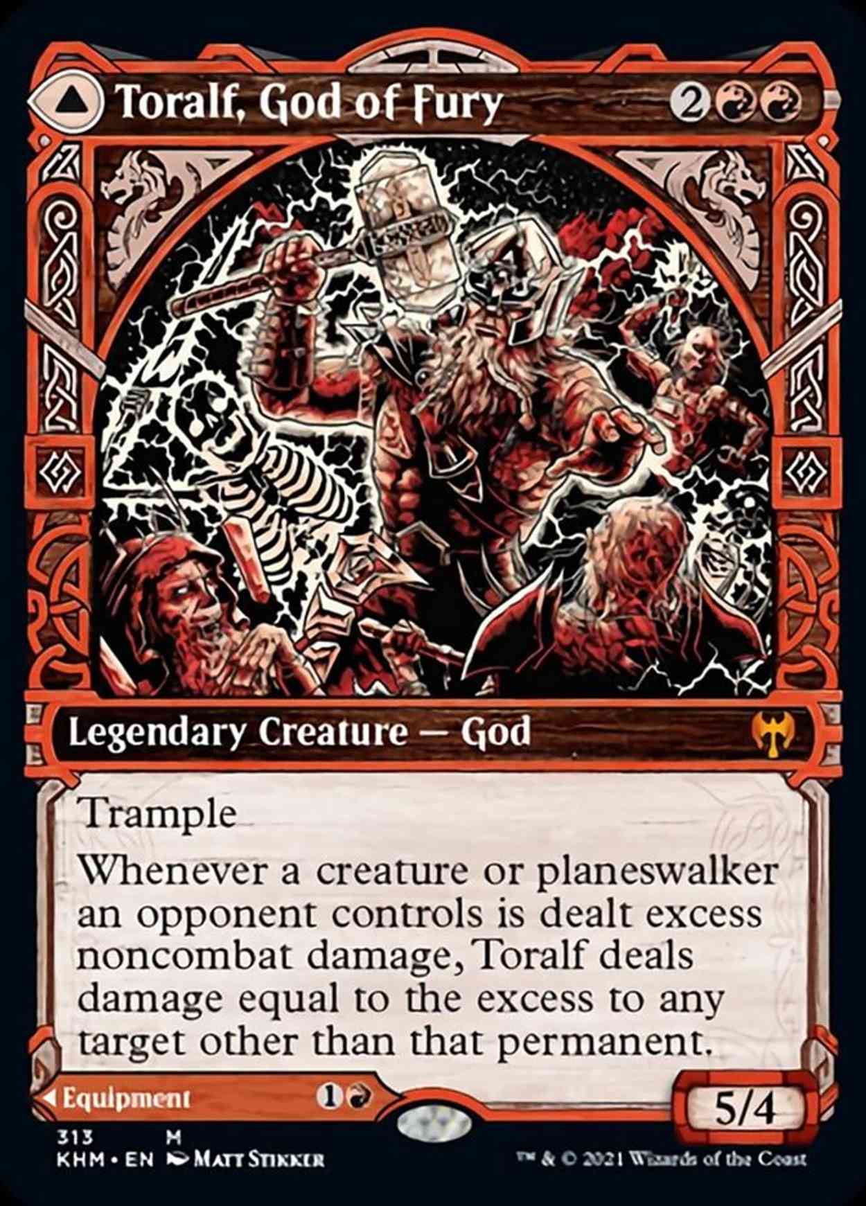Toralf, God of Fury (Showcase) magic card front