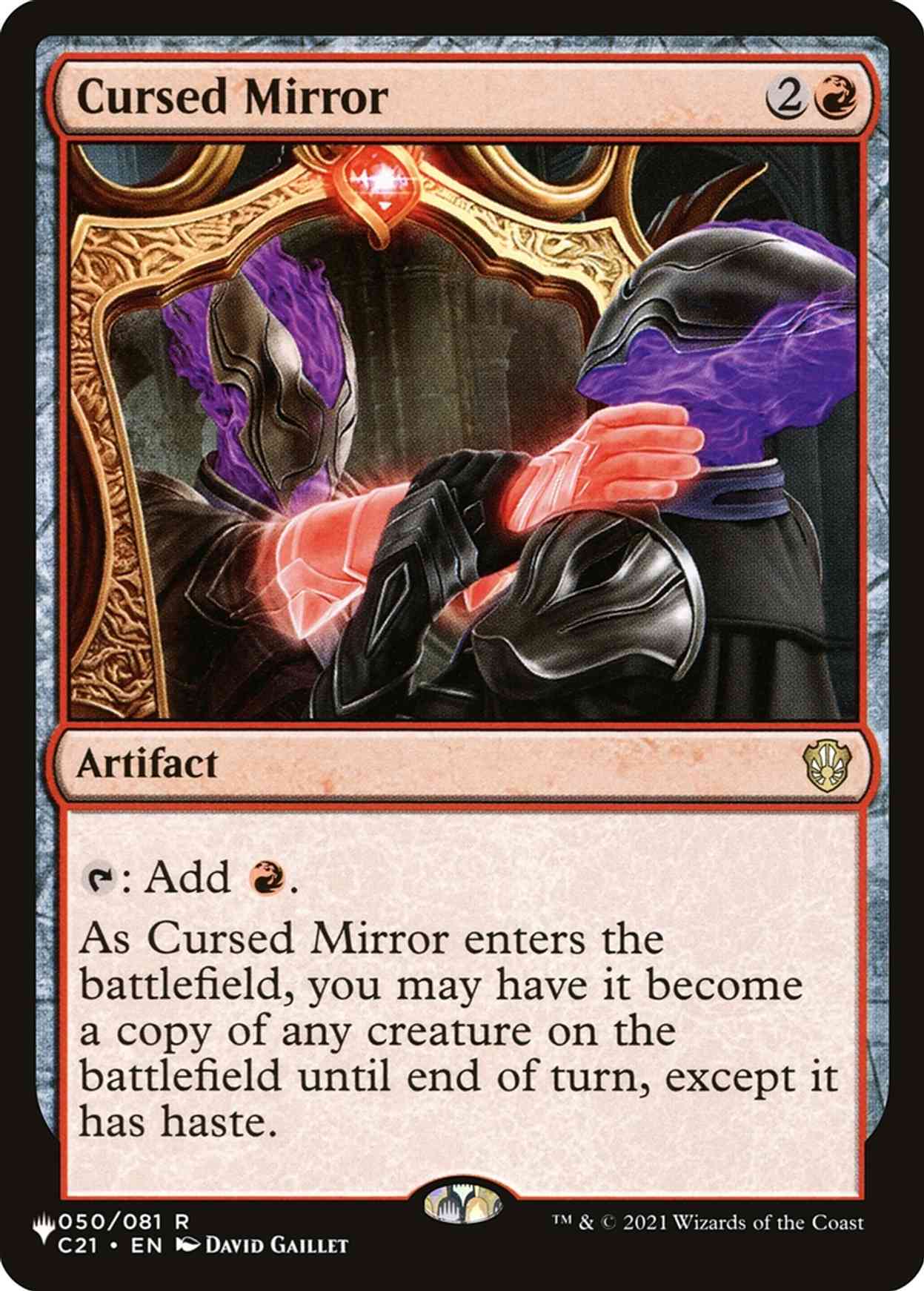 Cursed Mirror magic card front