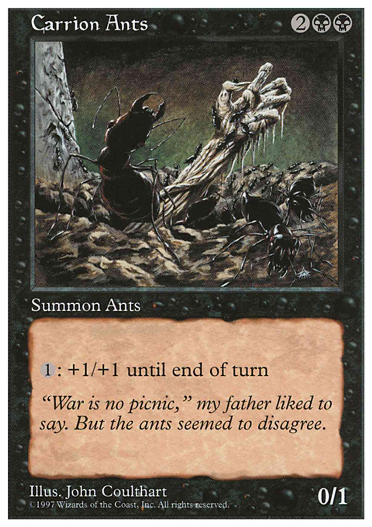 Carrion Ants magic card front