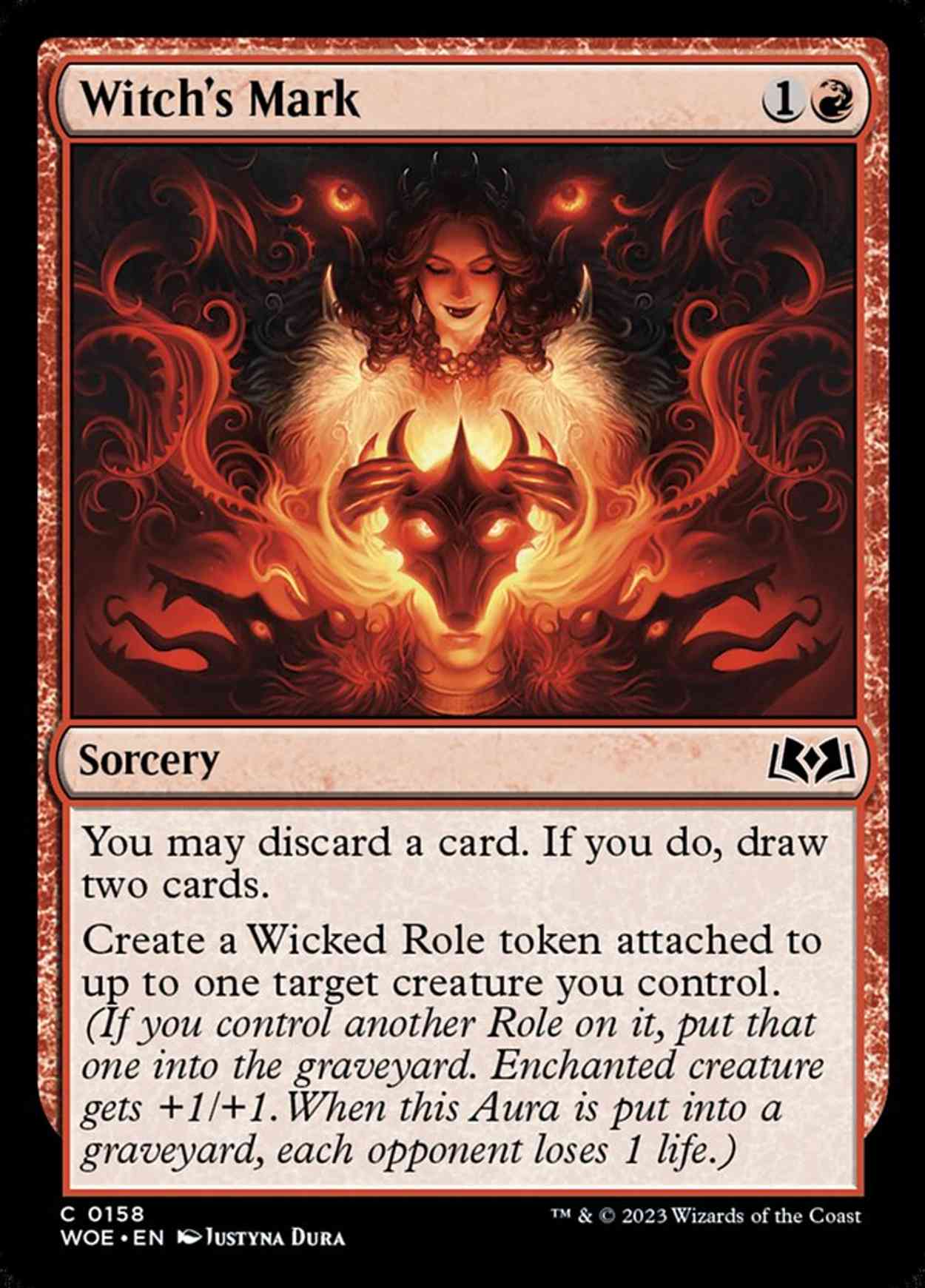 Witch's Mark magic card front