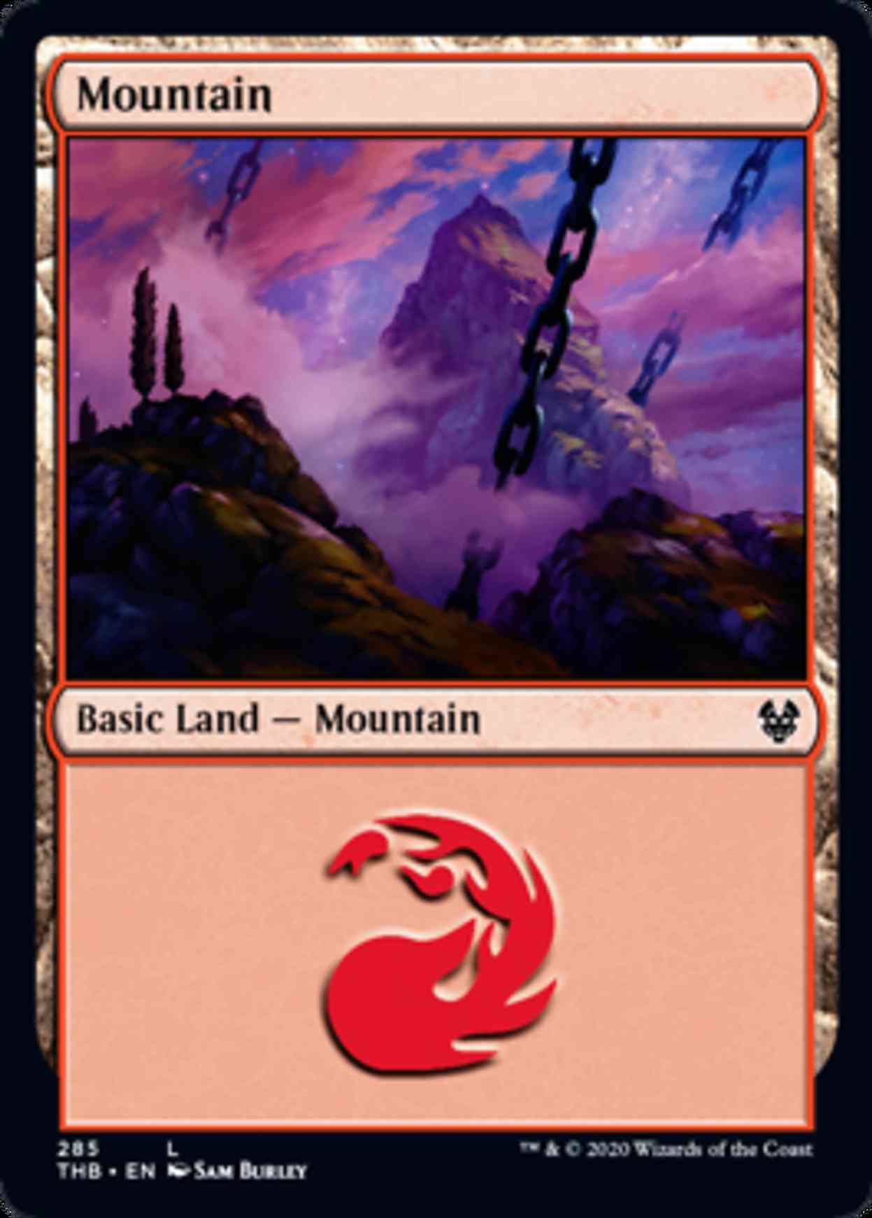 Mountain (285) magic card front