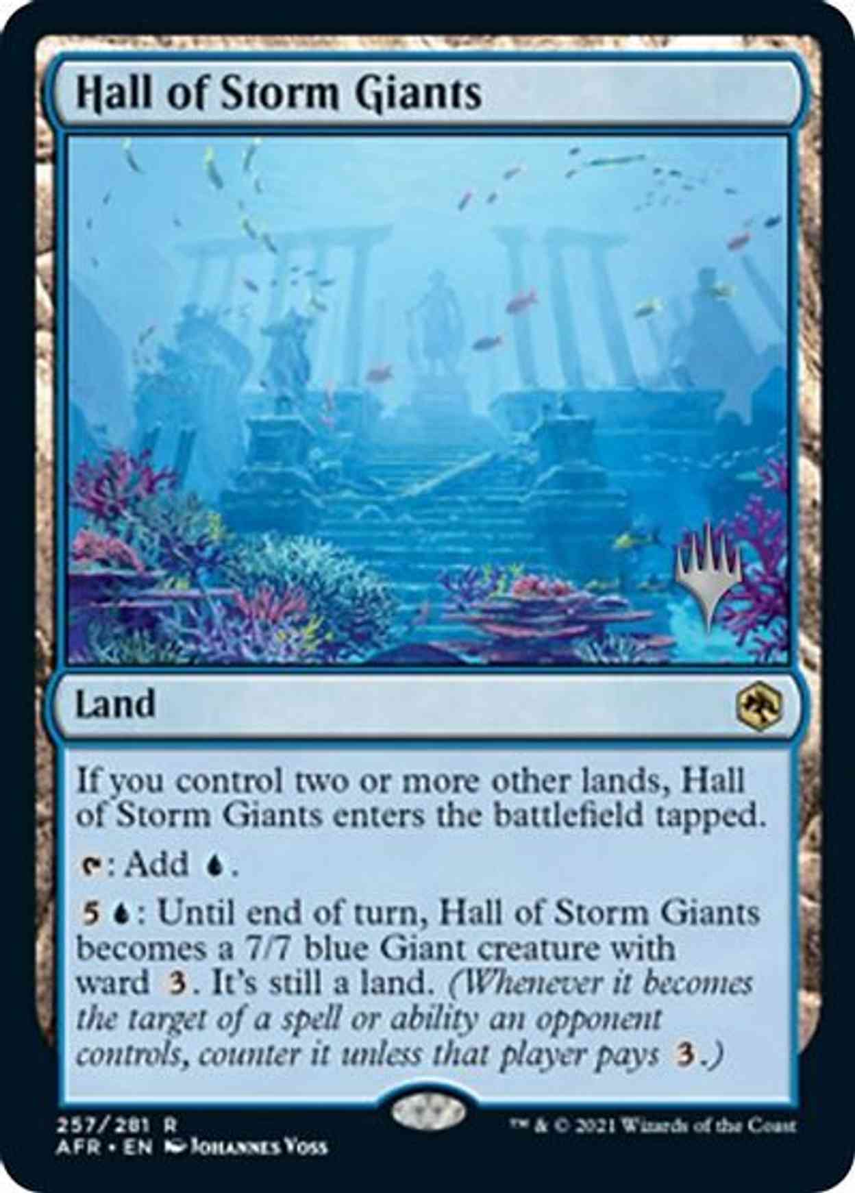 Hall of Storm Giants magic card front