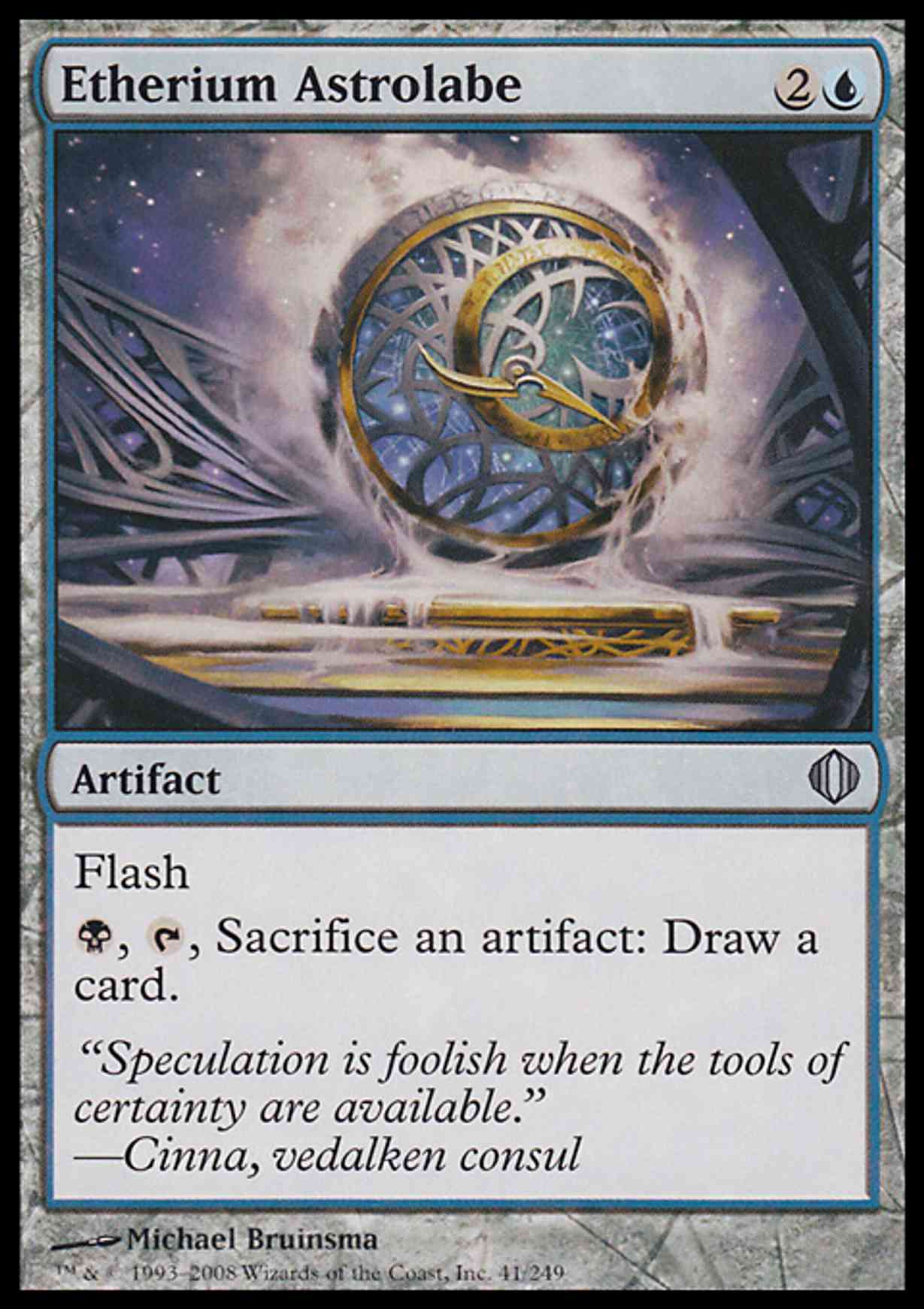 Etherium Astrolabe magic card front