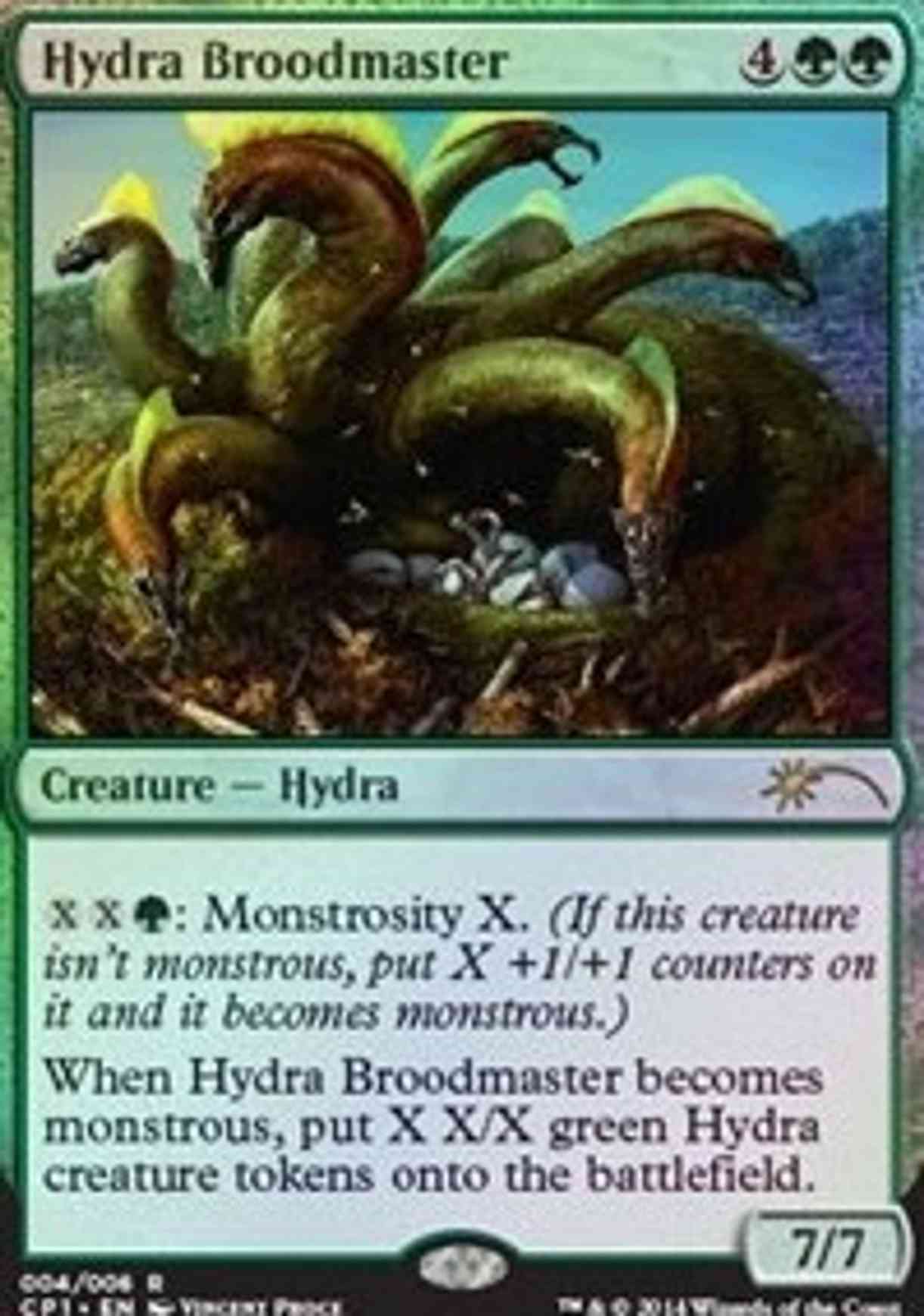 Hydra Broodmaster magic card front