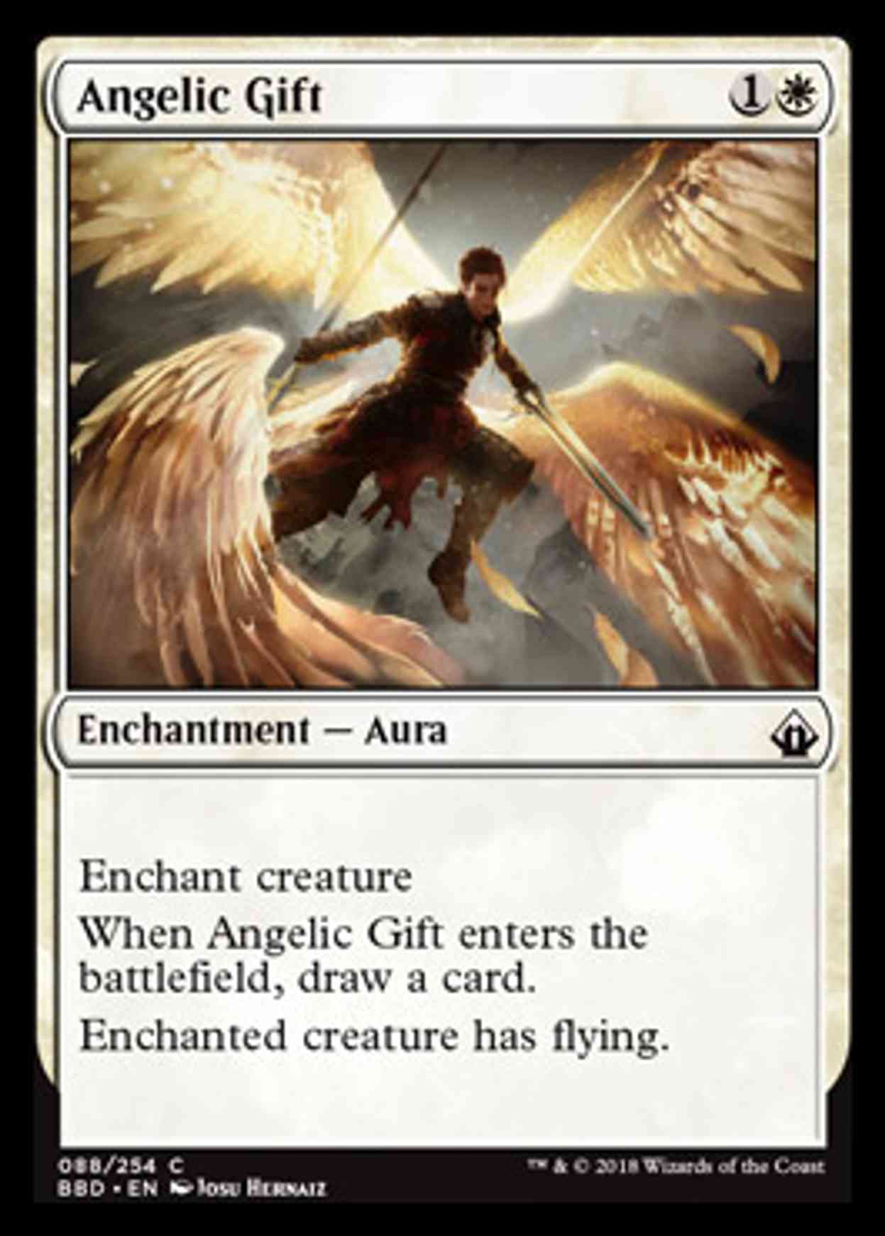 Angelic Gift magic card front