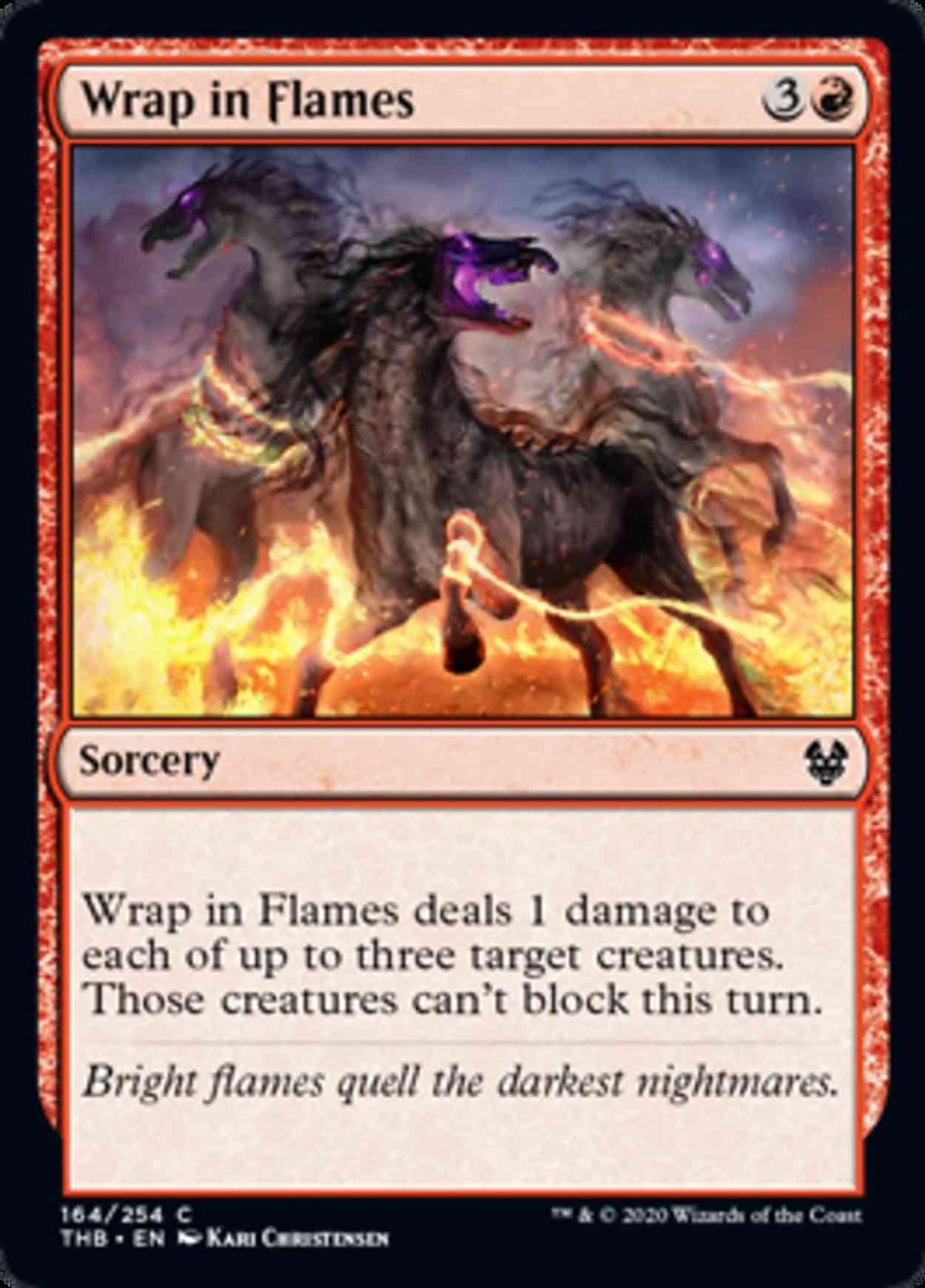 Wrap in Flames magic card front
