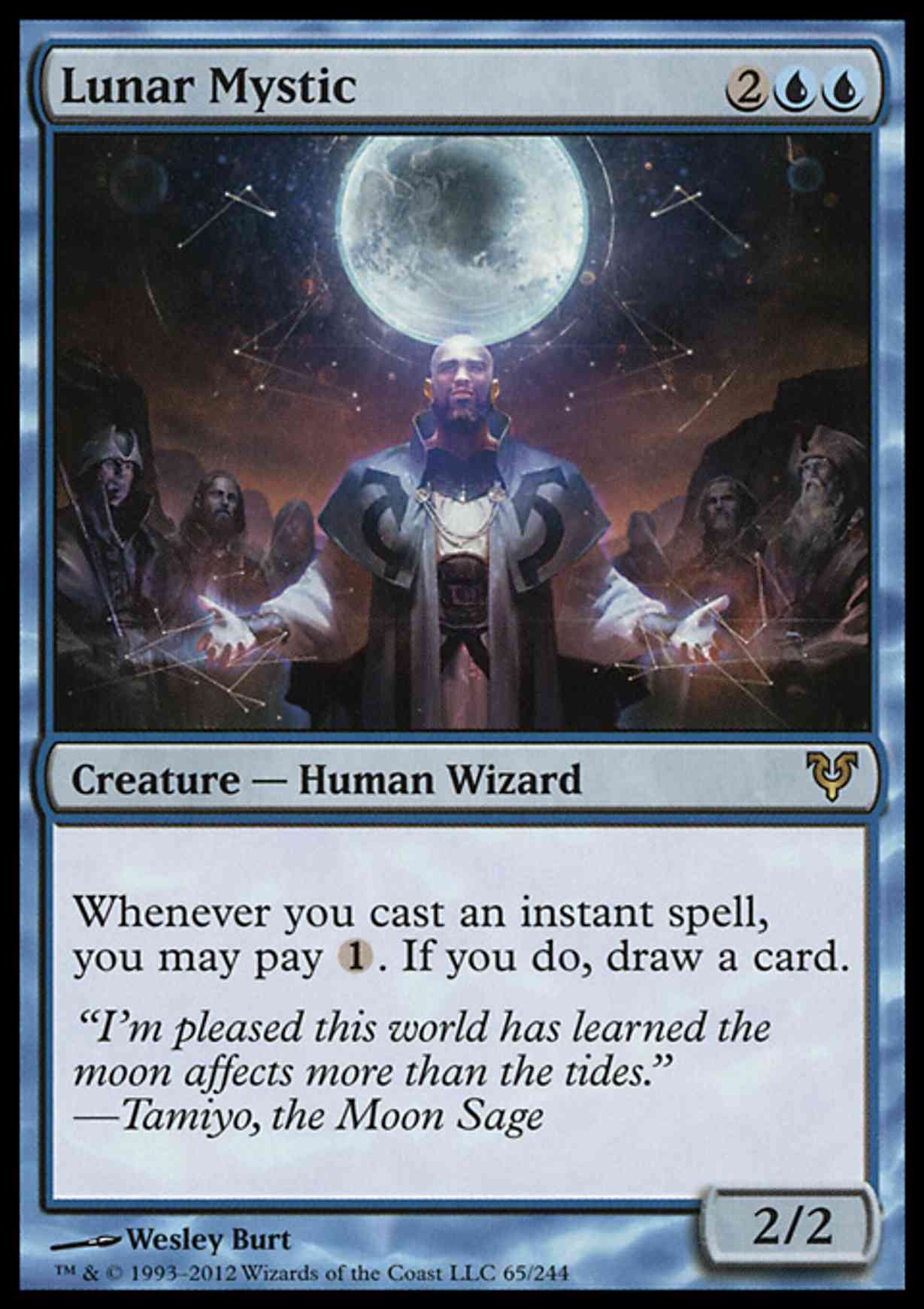 Lunar Mystic magic card front