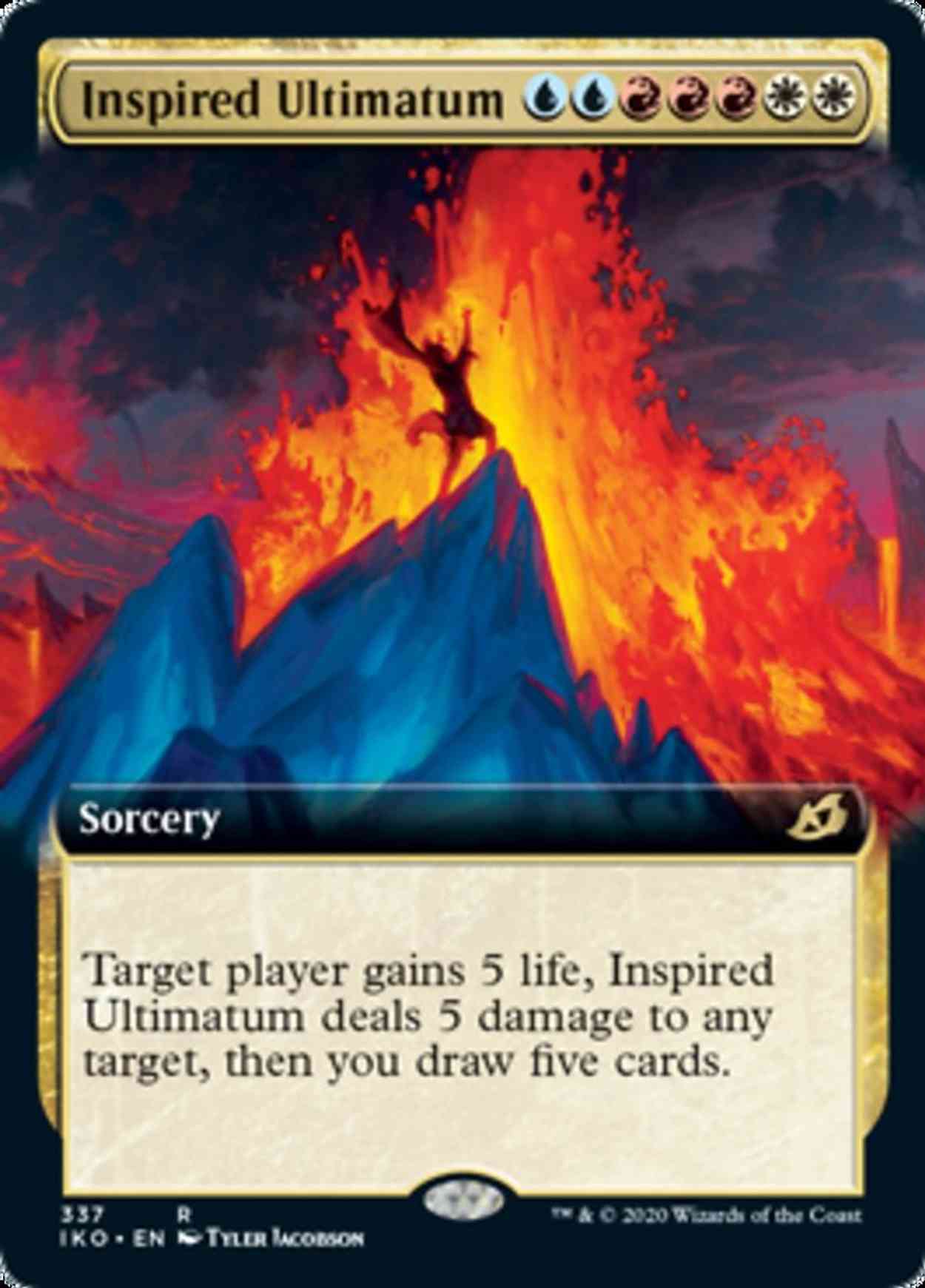Inspired Ultimatum (Extended Art) magic card front