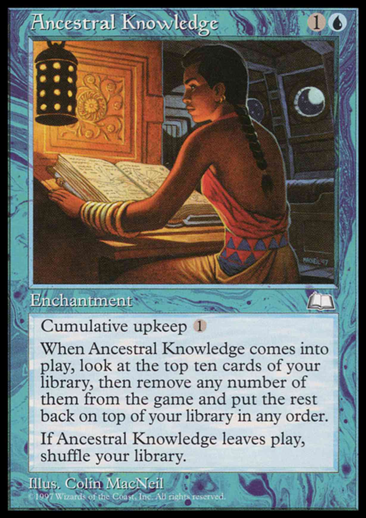 Ancestral Knowledge magic card front
