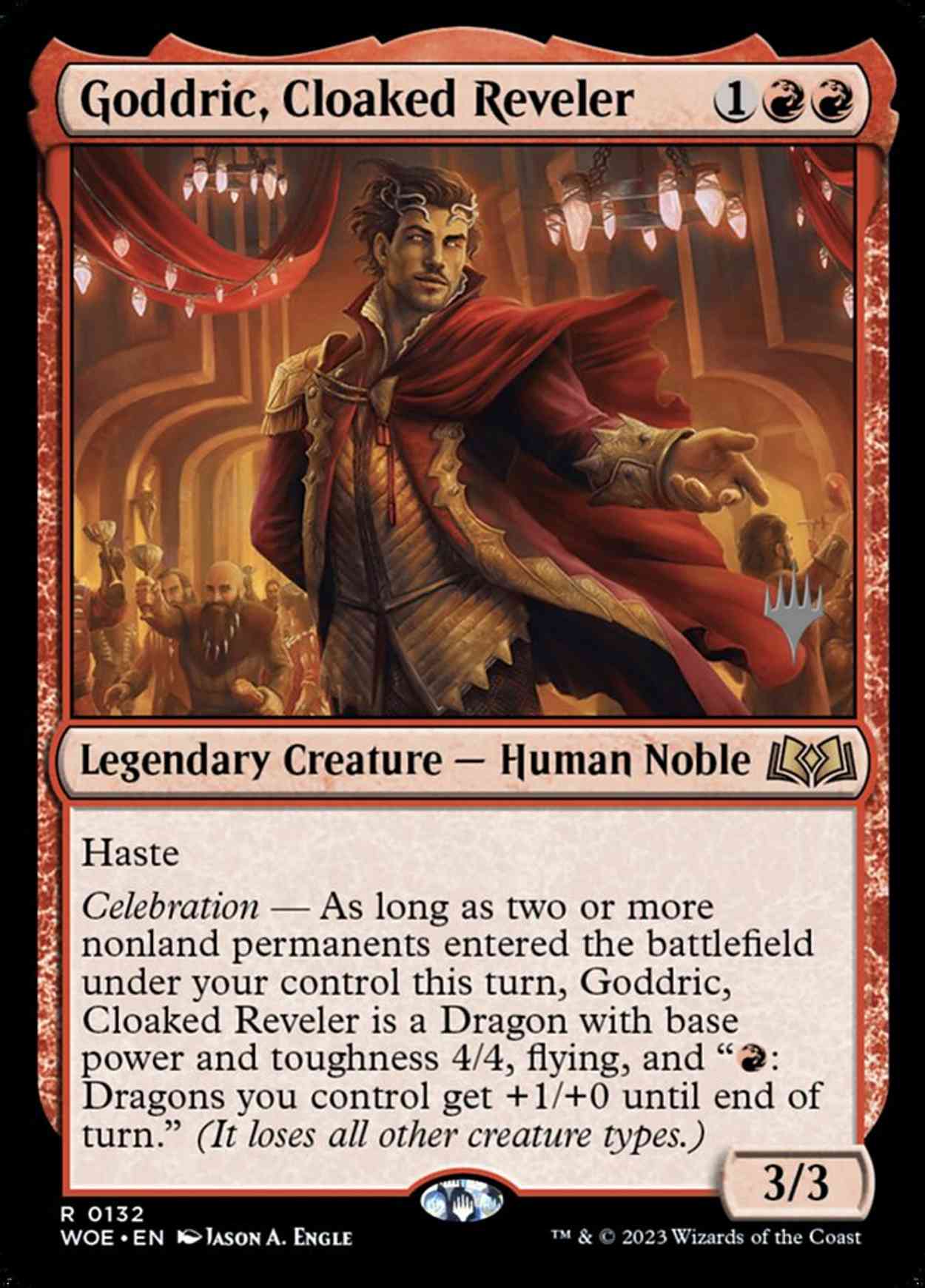 Goddric, Cloaked Reveler Price from mtg Promo Pack: Wilds of Eldraine