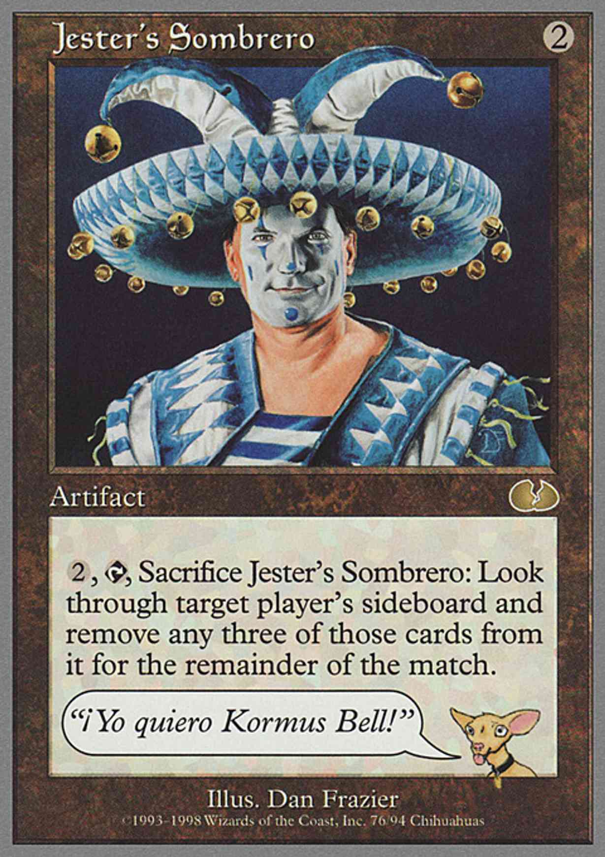 Jester's Sombrero magic card front