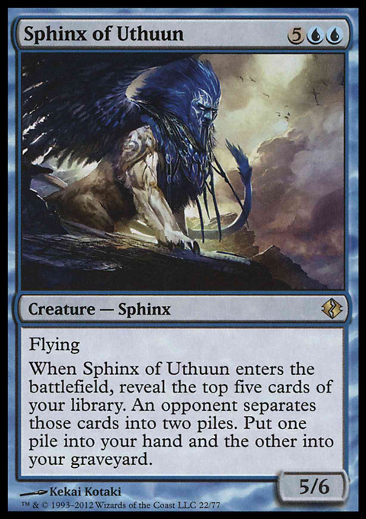 Sphinx of Uthuun magic card front