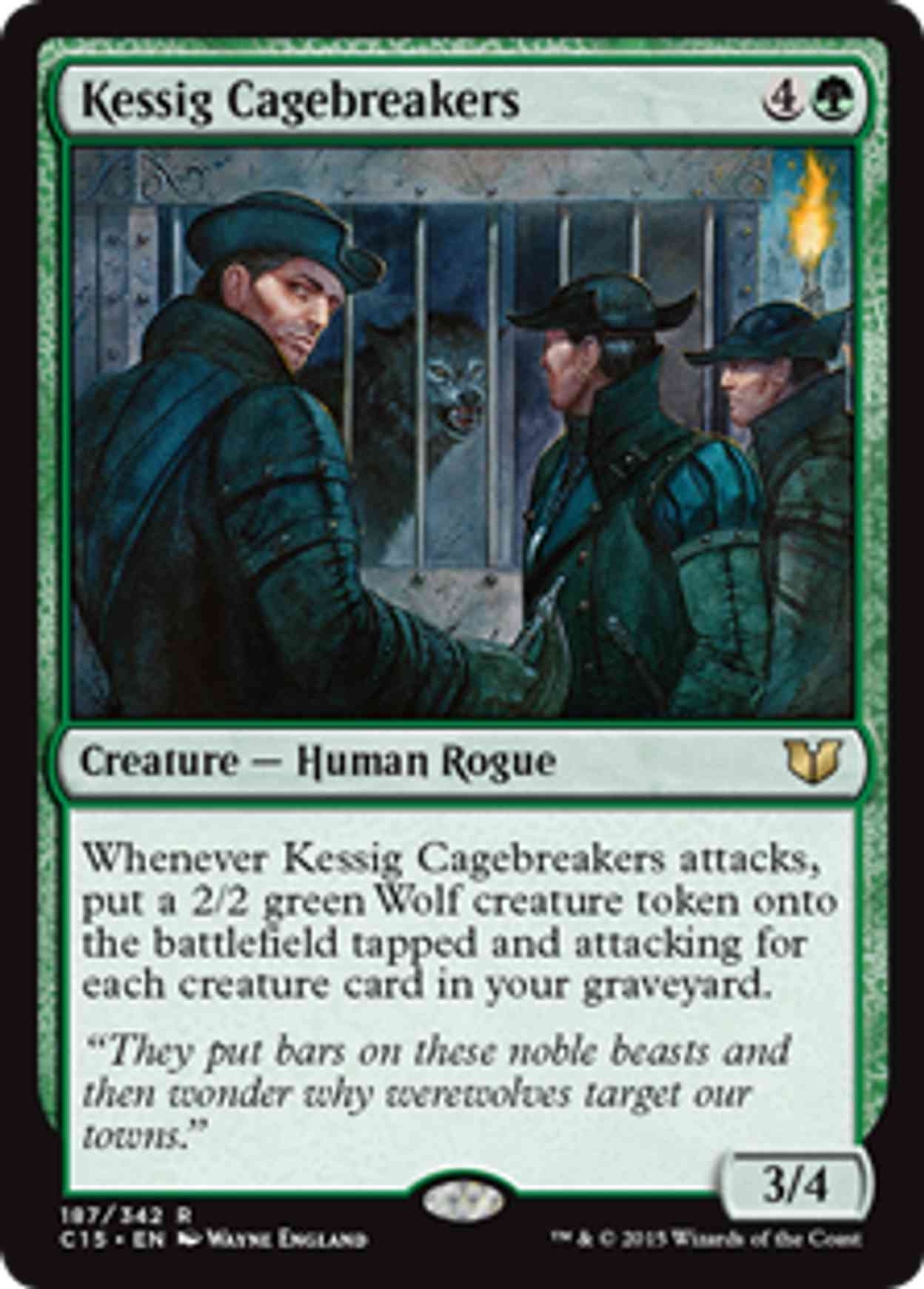 Kessig Cagebreakers magic card front