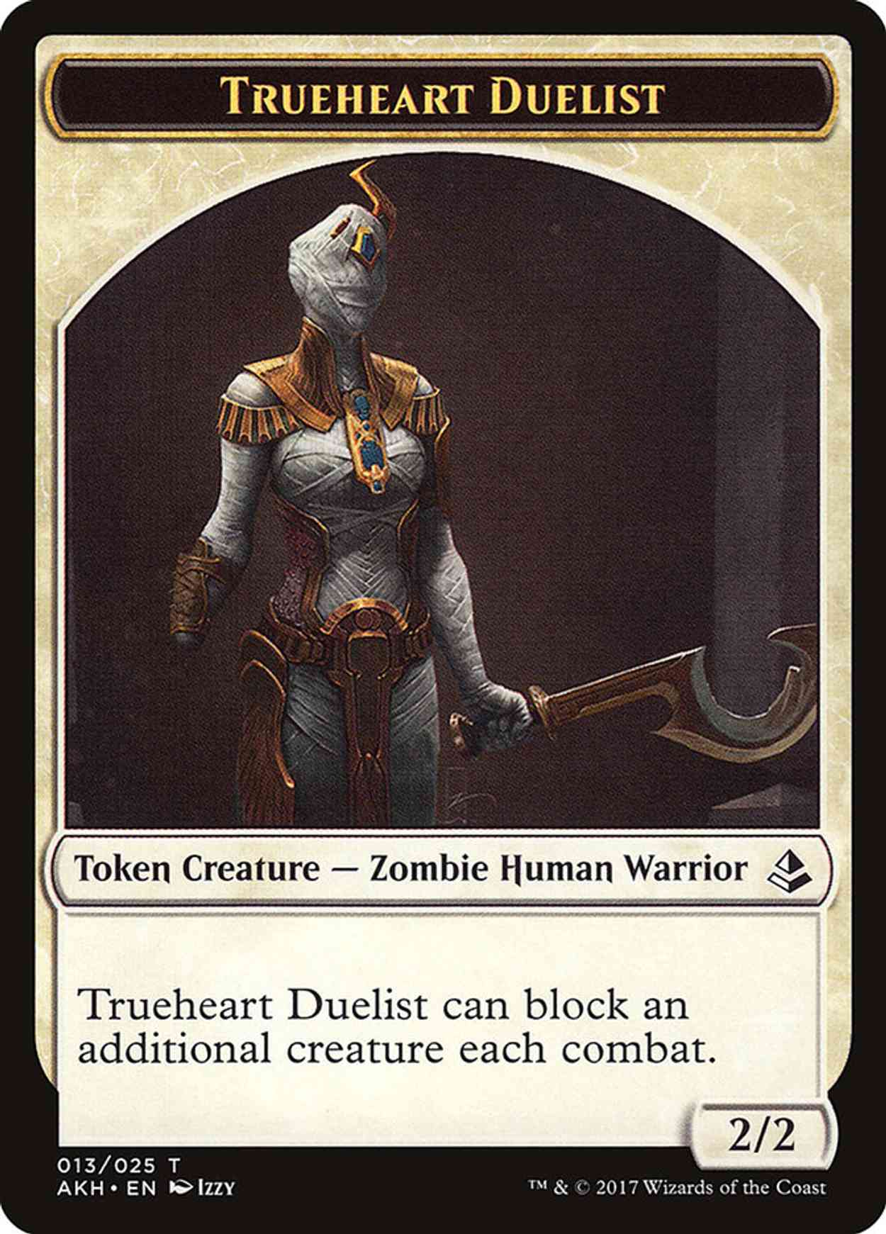 Trueheart Duelist // Snake Token magic card front