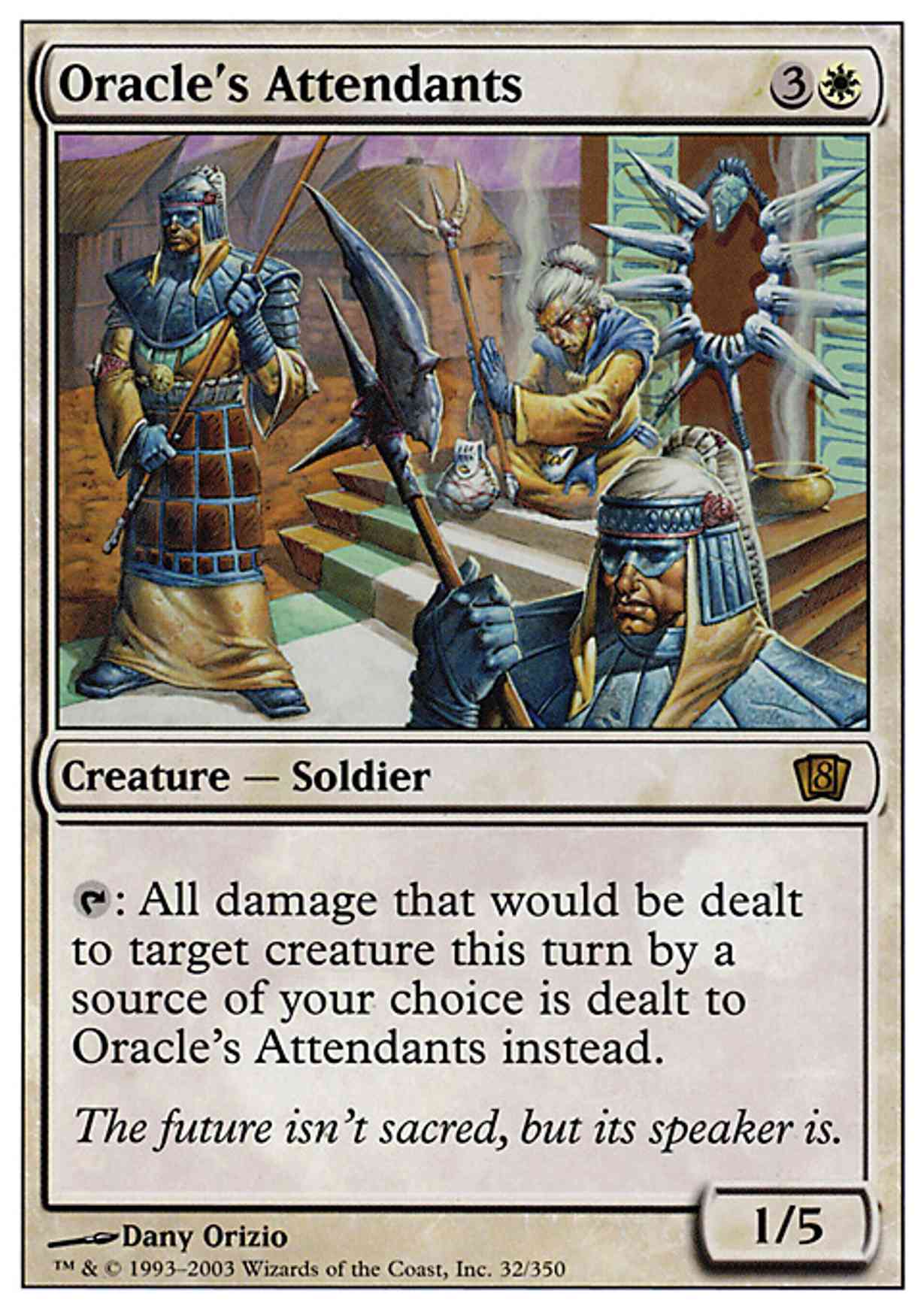 Oracle's Attendants magic card front