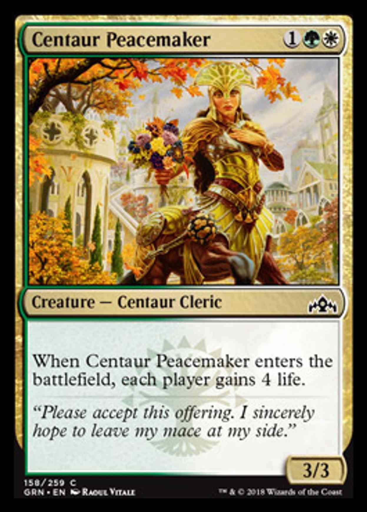 Centaur Peacemaker magic card front