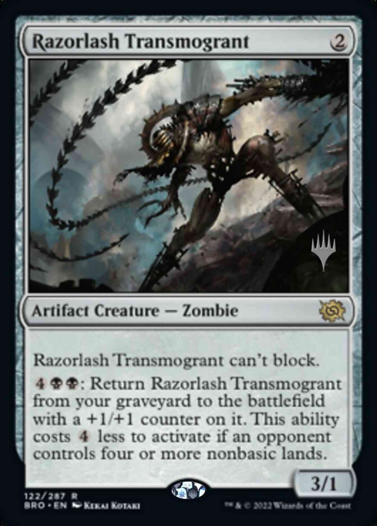 Razorlash Transmogrant magic card front