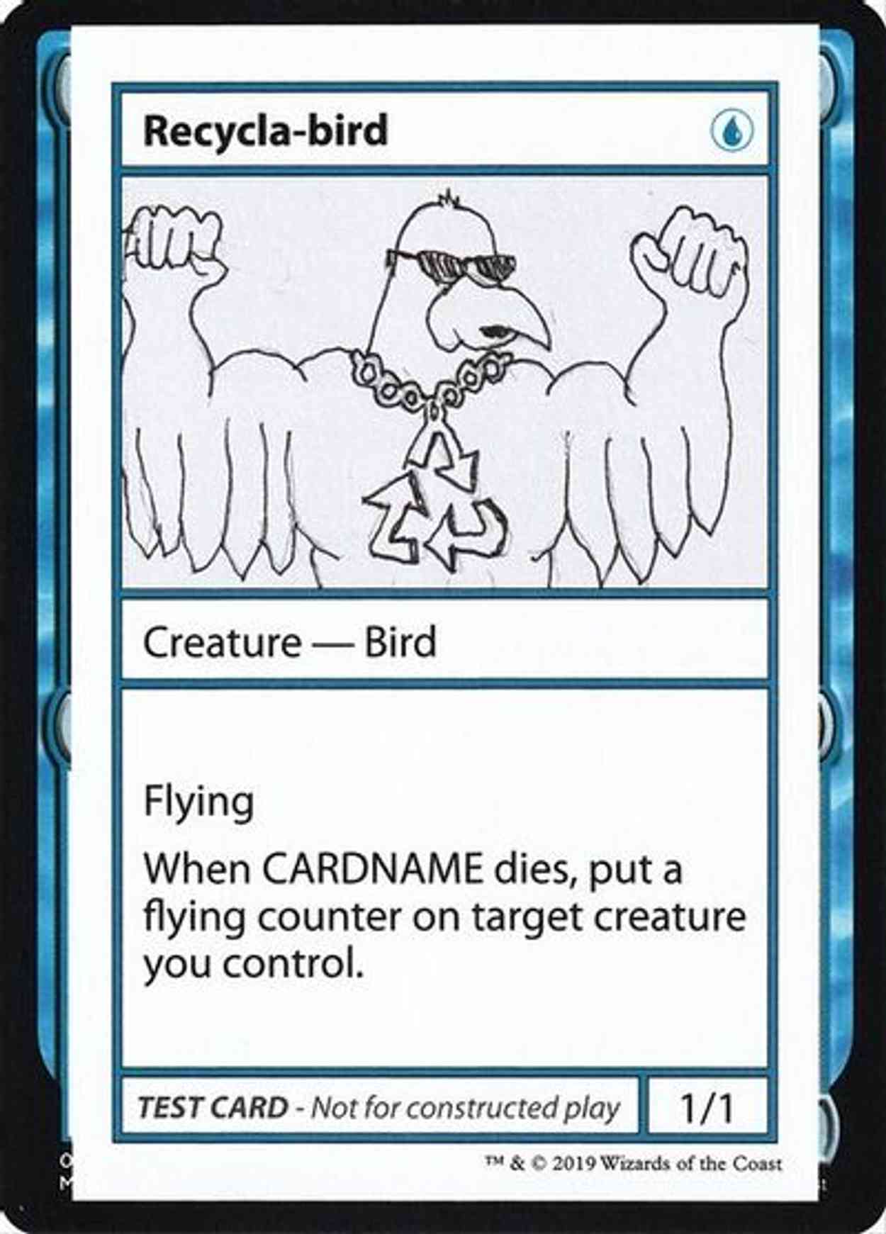 Recycla-bird (No PW Symbol) magic card front