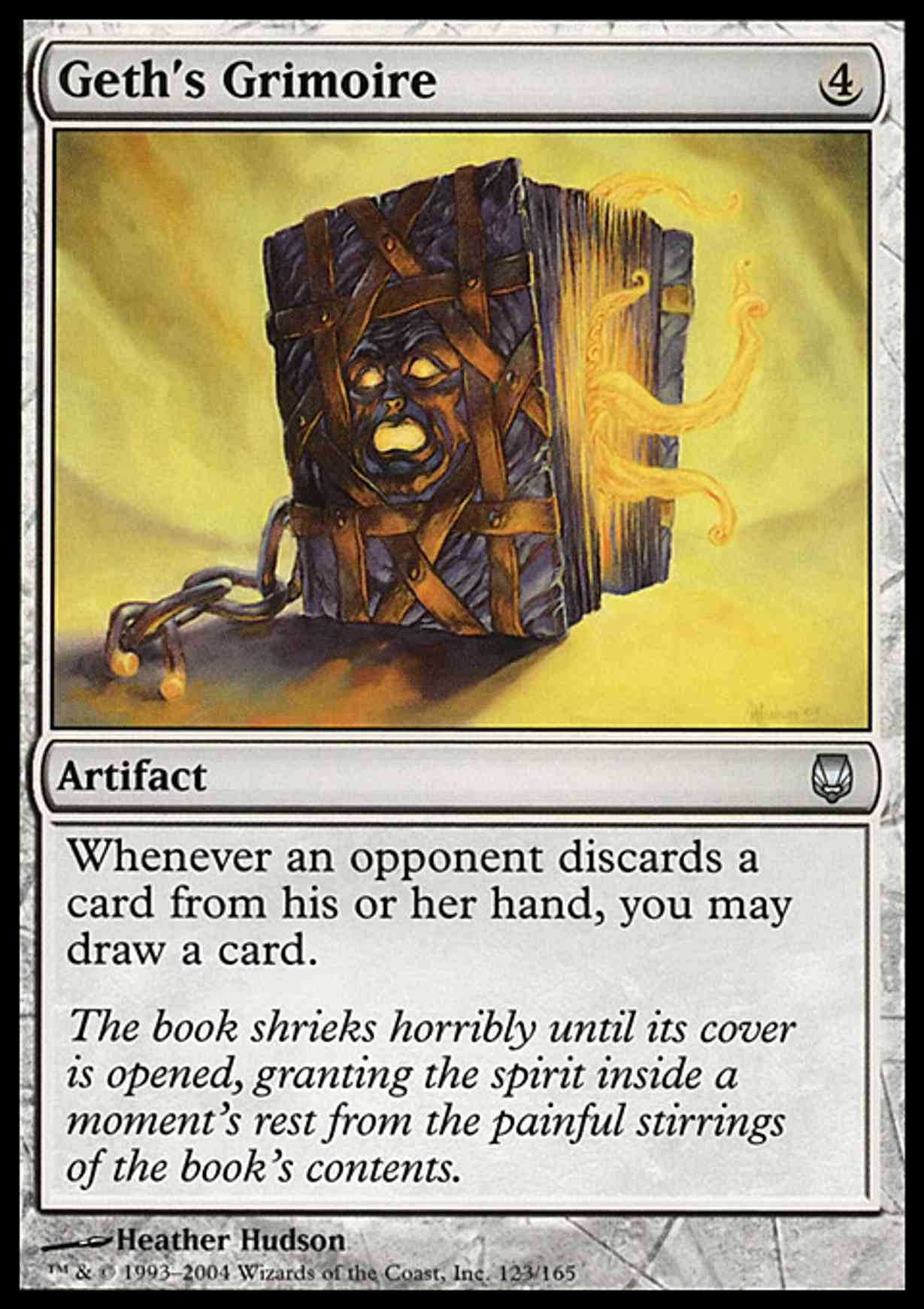 Geth's Grimoire magic card front
