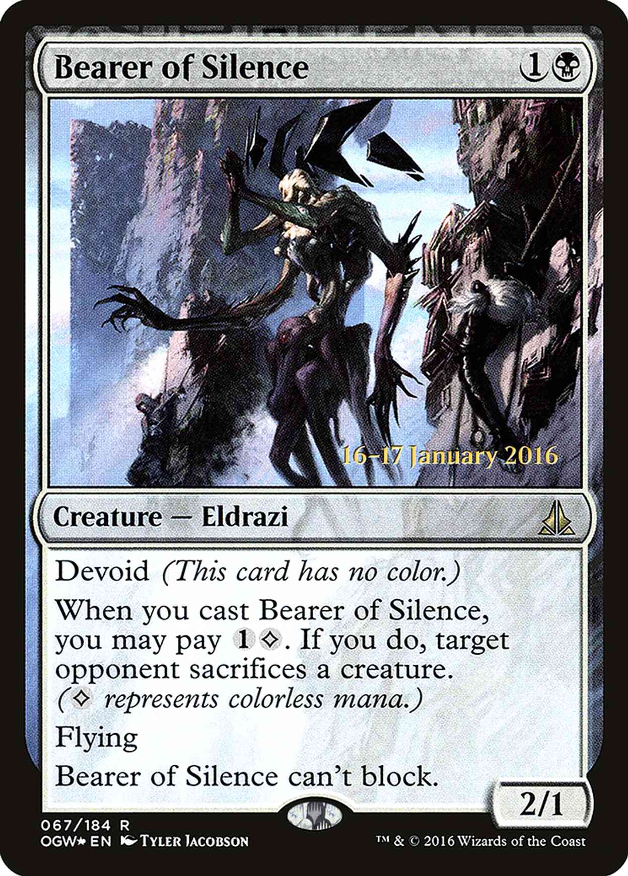 Bearer of Silence magic card front