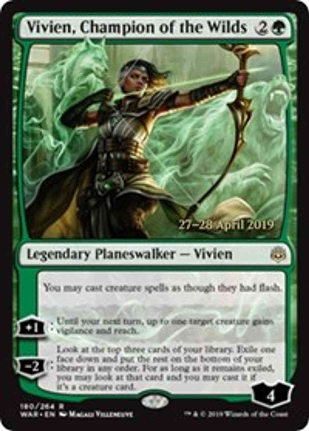 Vivien, Champion of the Wilds magic card front