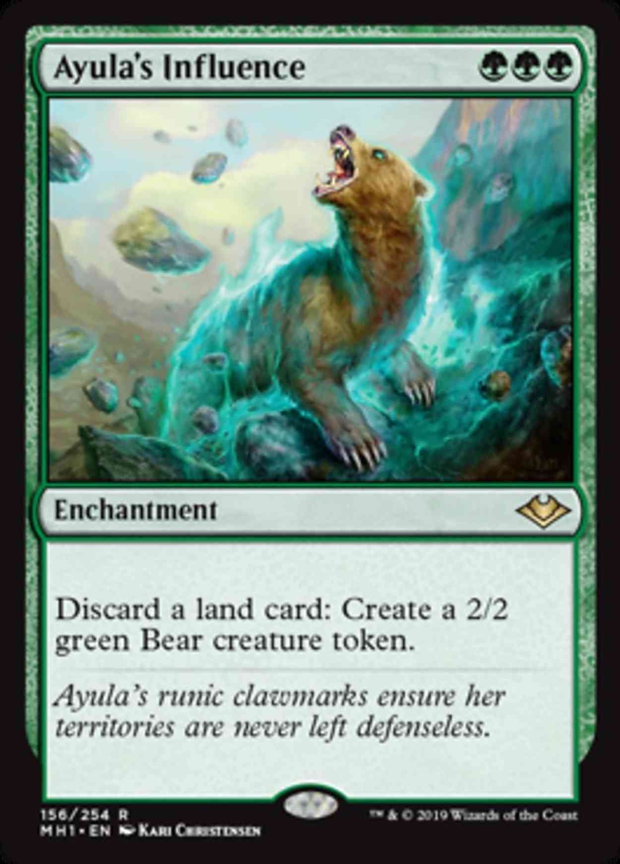 Ayula's Influence magic card front